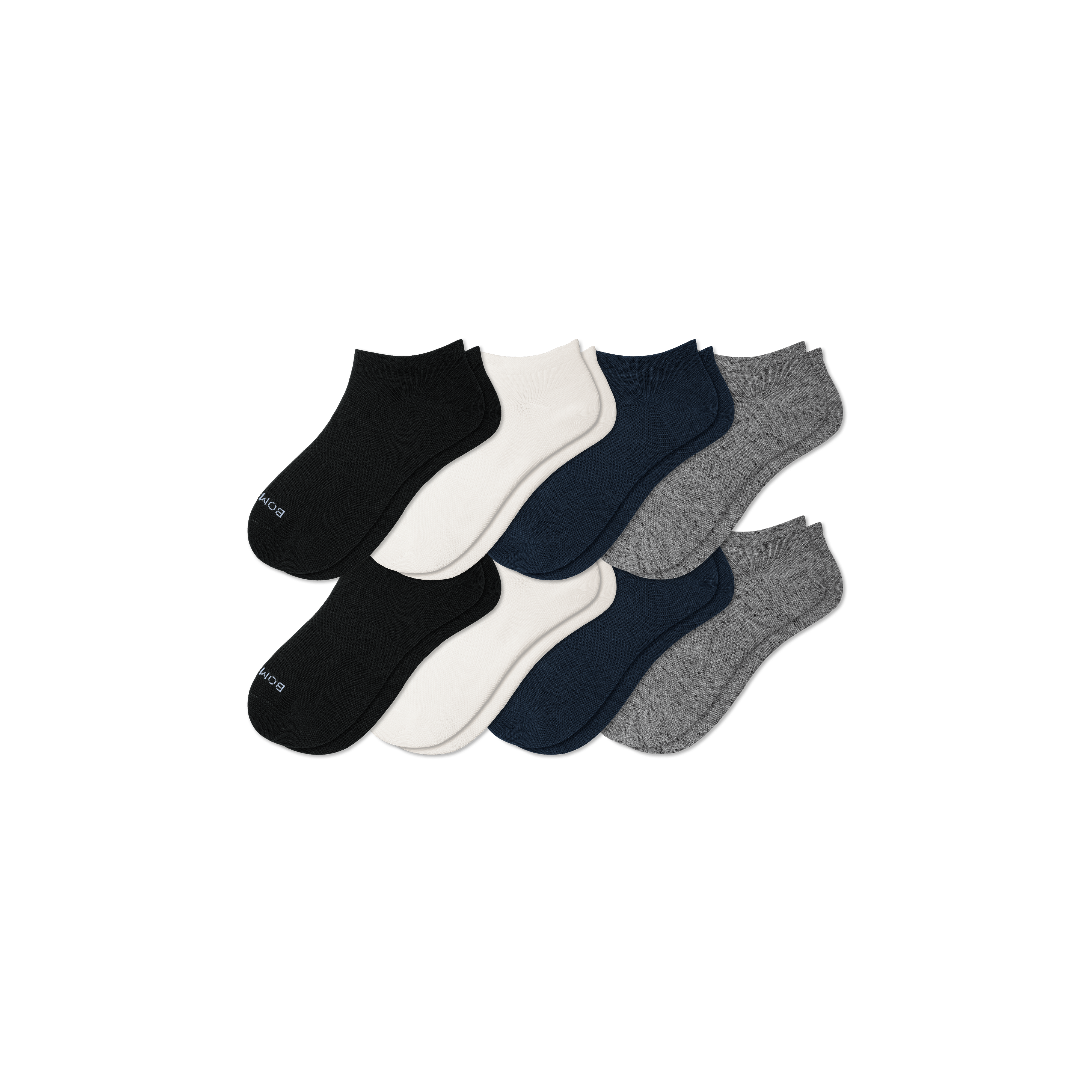 Bombas Lightweight Ankle Sock 8-pack In Multi Mix