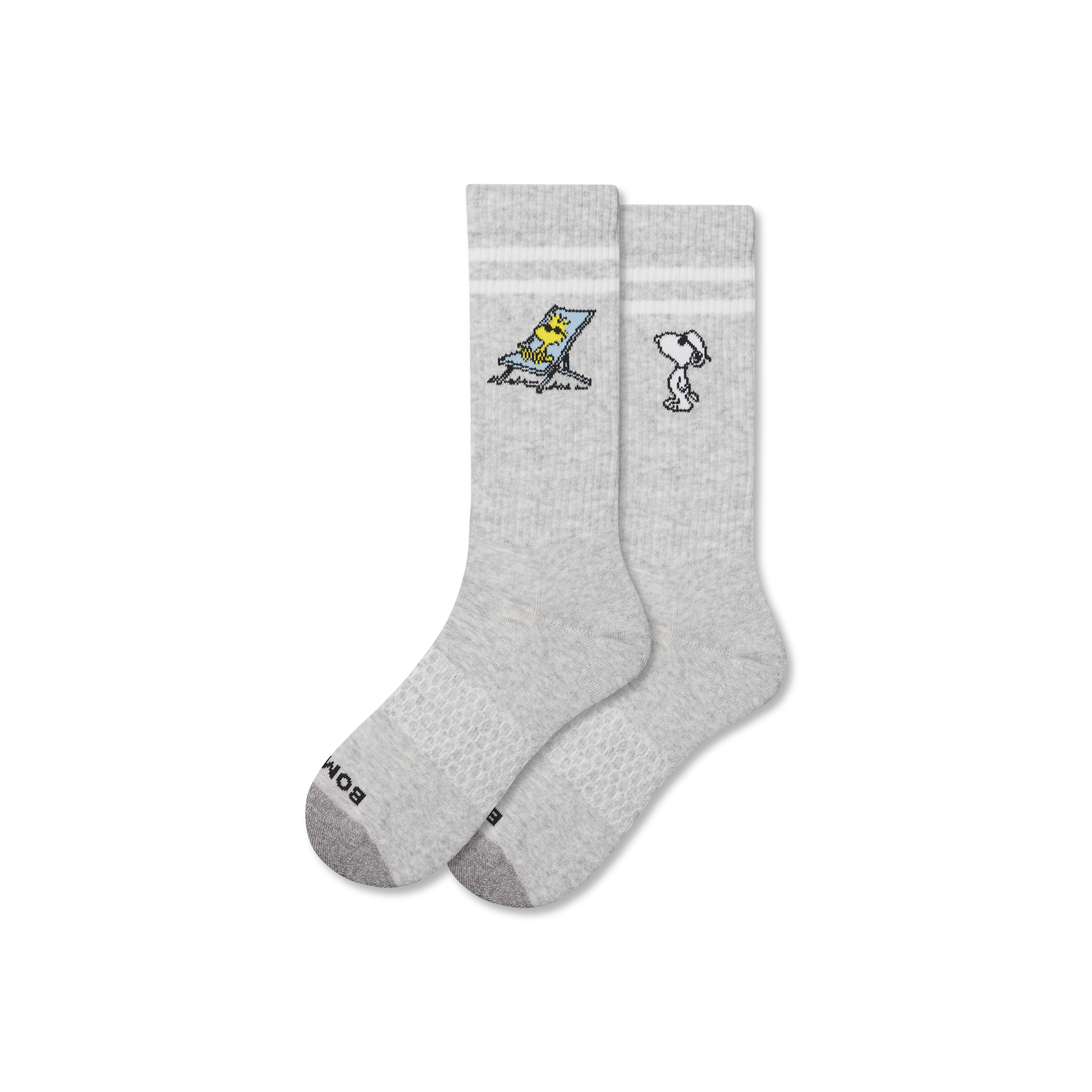Bombas Peanuts X : Adult Calf Socks In Silver
