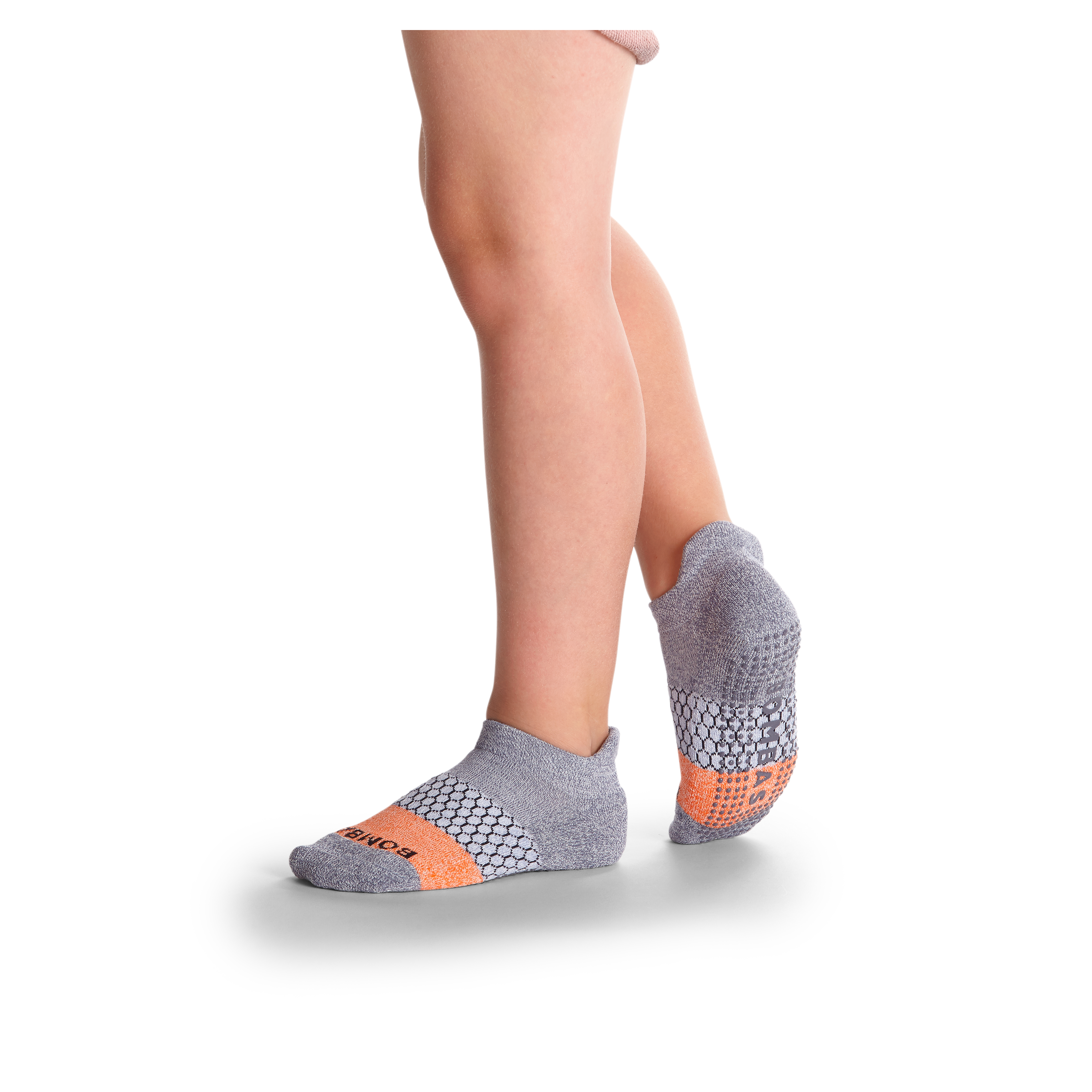 Youth Tri-Block Gripper Ankle Sock 6-Pack - Bombas