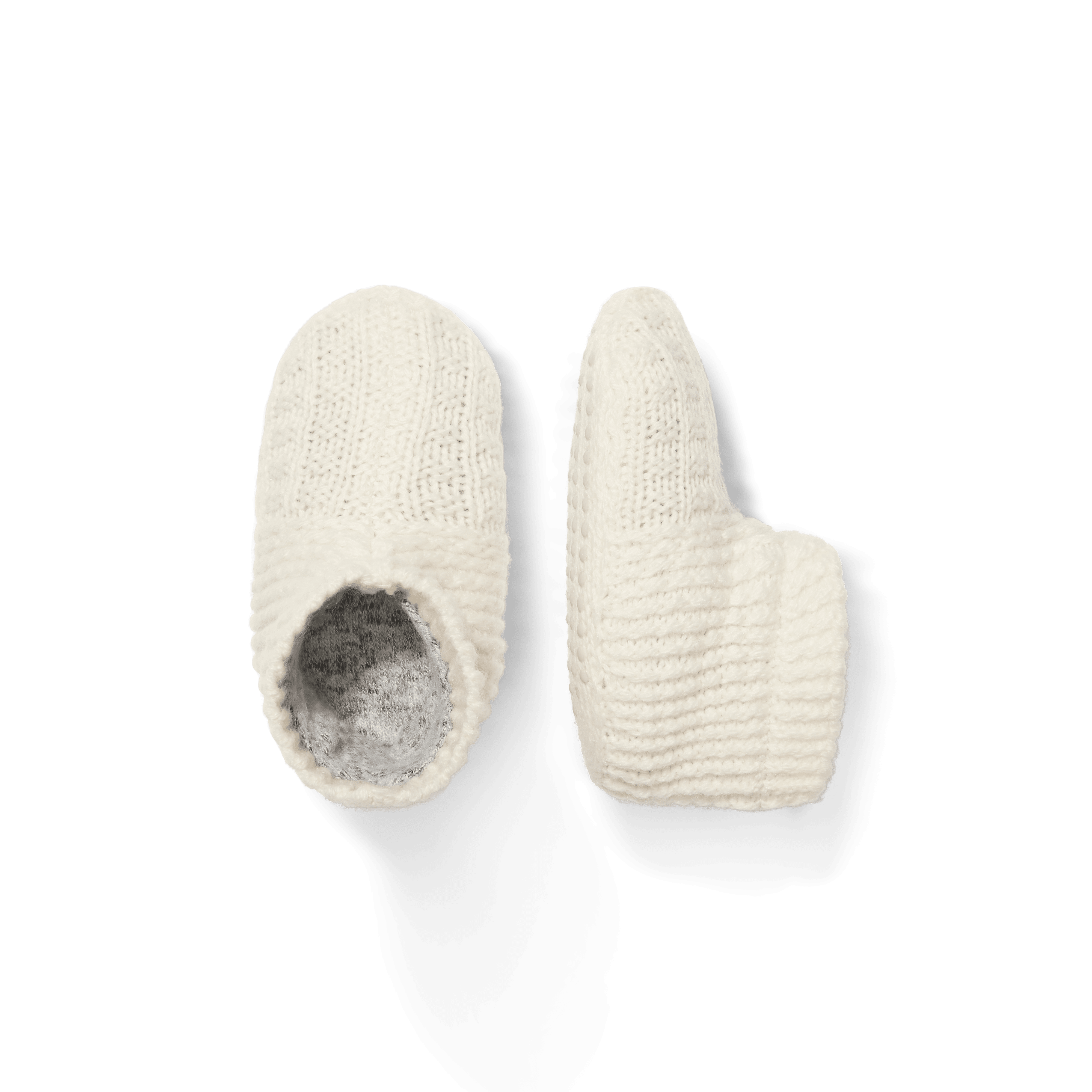 Bombas Baby Waffle Gripper Slipper In Ivory