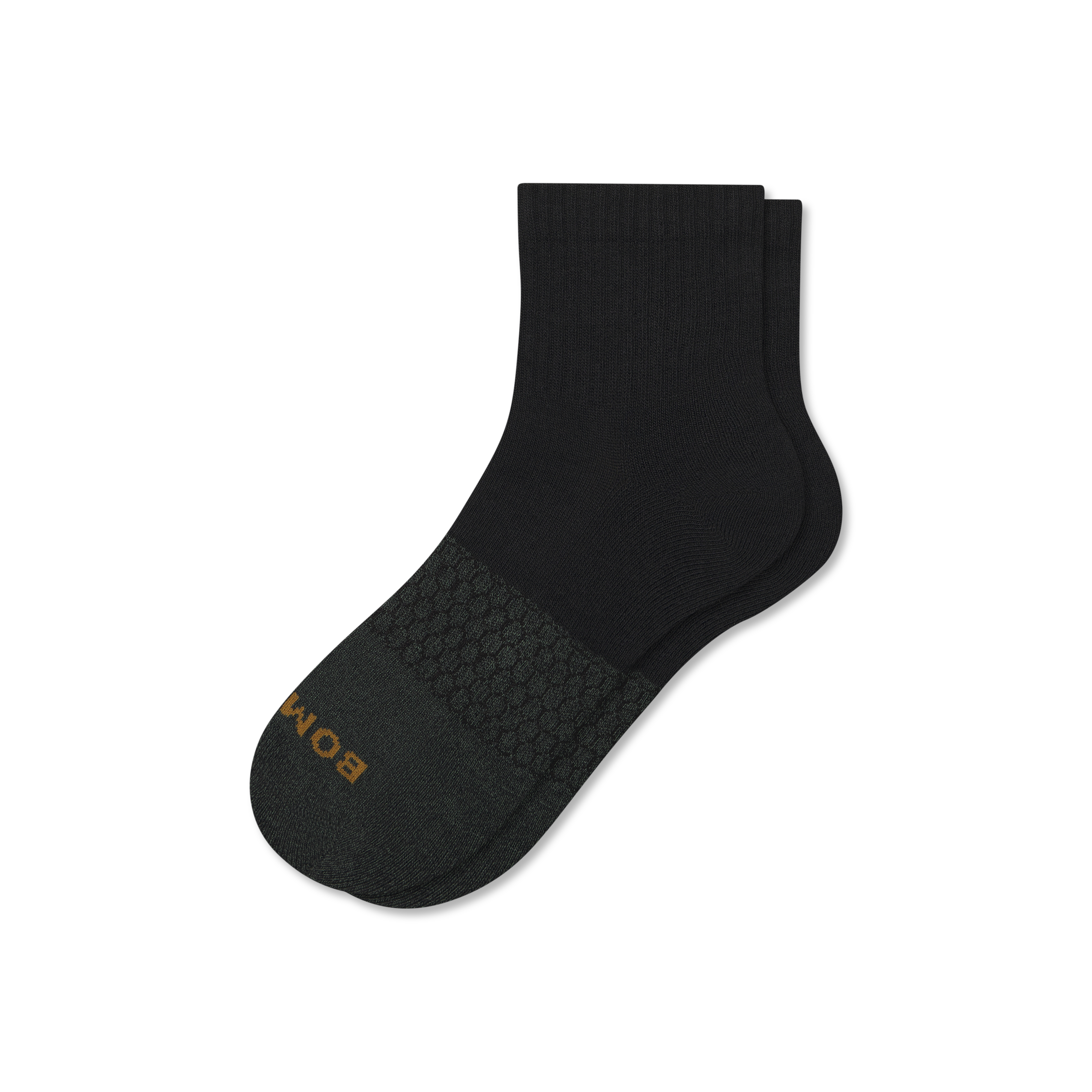 Bombas Quarter Socks In Black