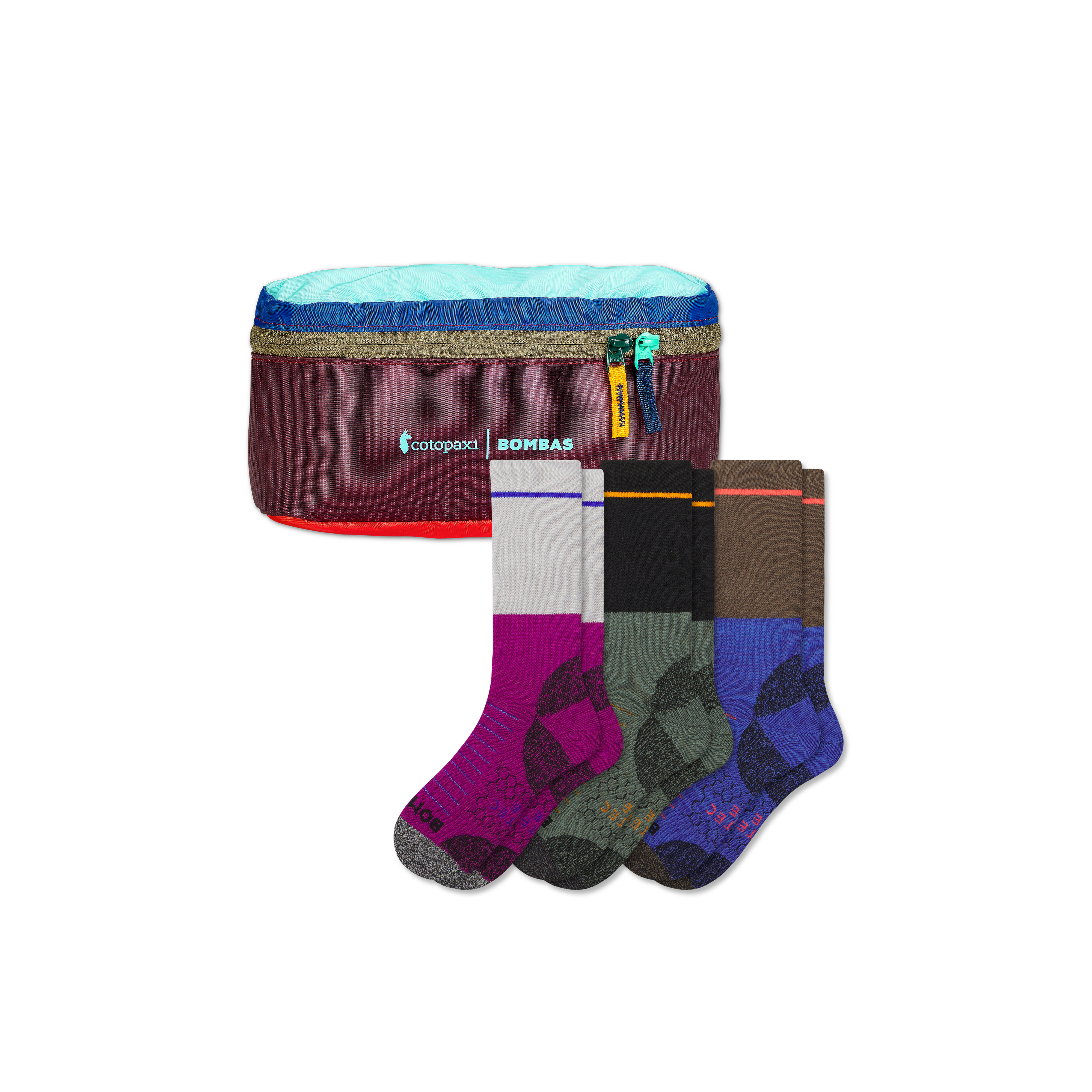 Bombas Hiking Performance Calf Sock 3-pack & Cotopaxi Fanny Pack