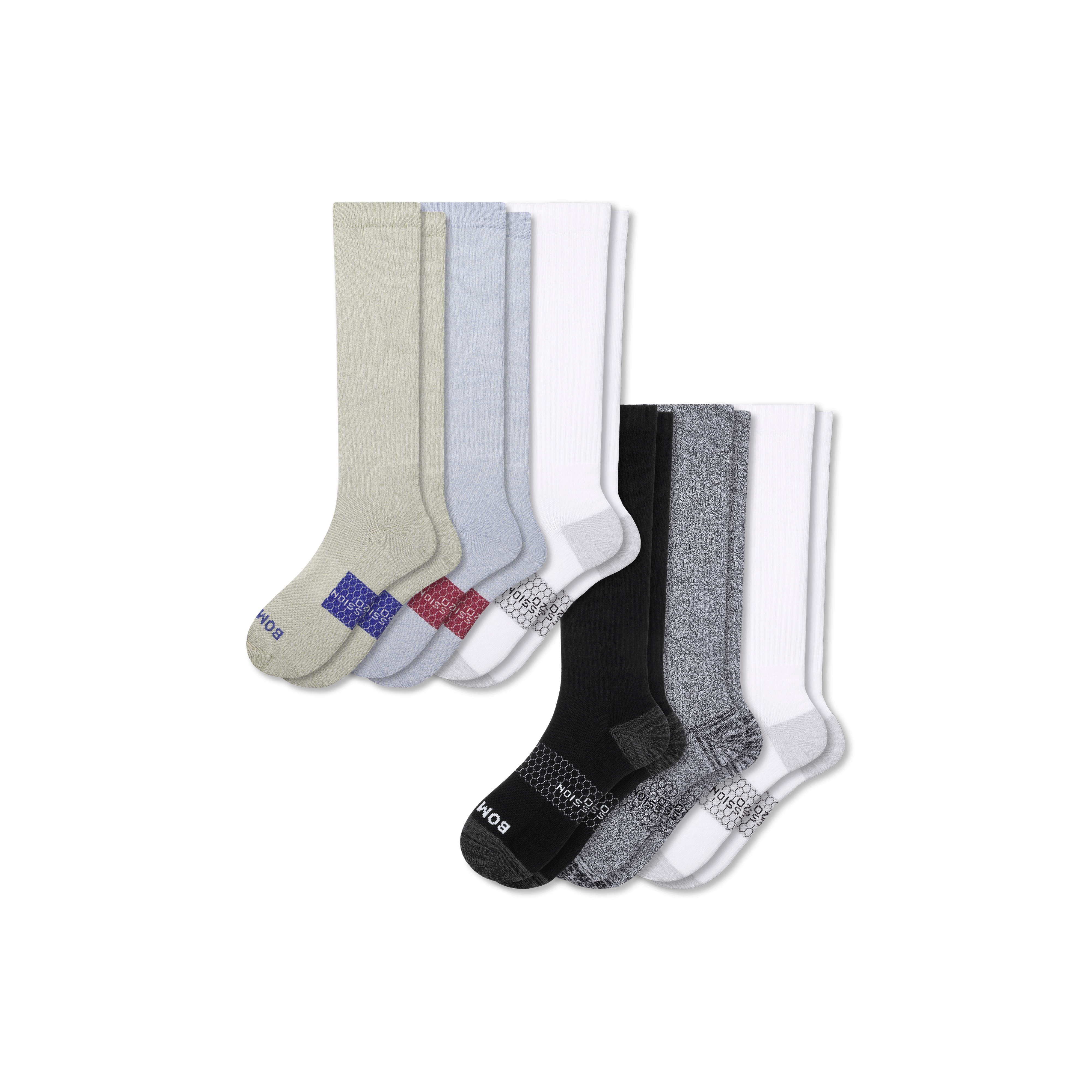 Bombas Everyday Compression Sock 6-pack (15-20mmhg) In Animal Print