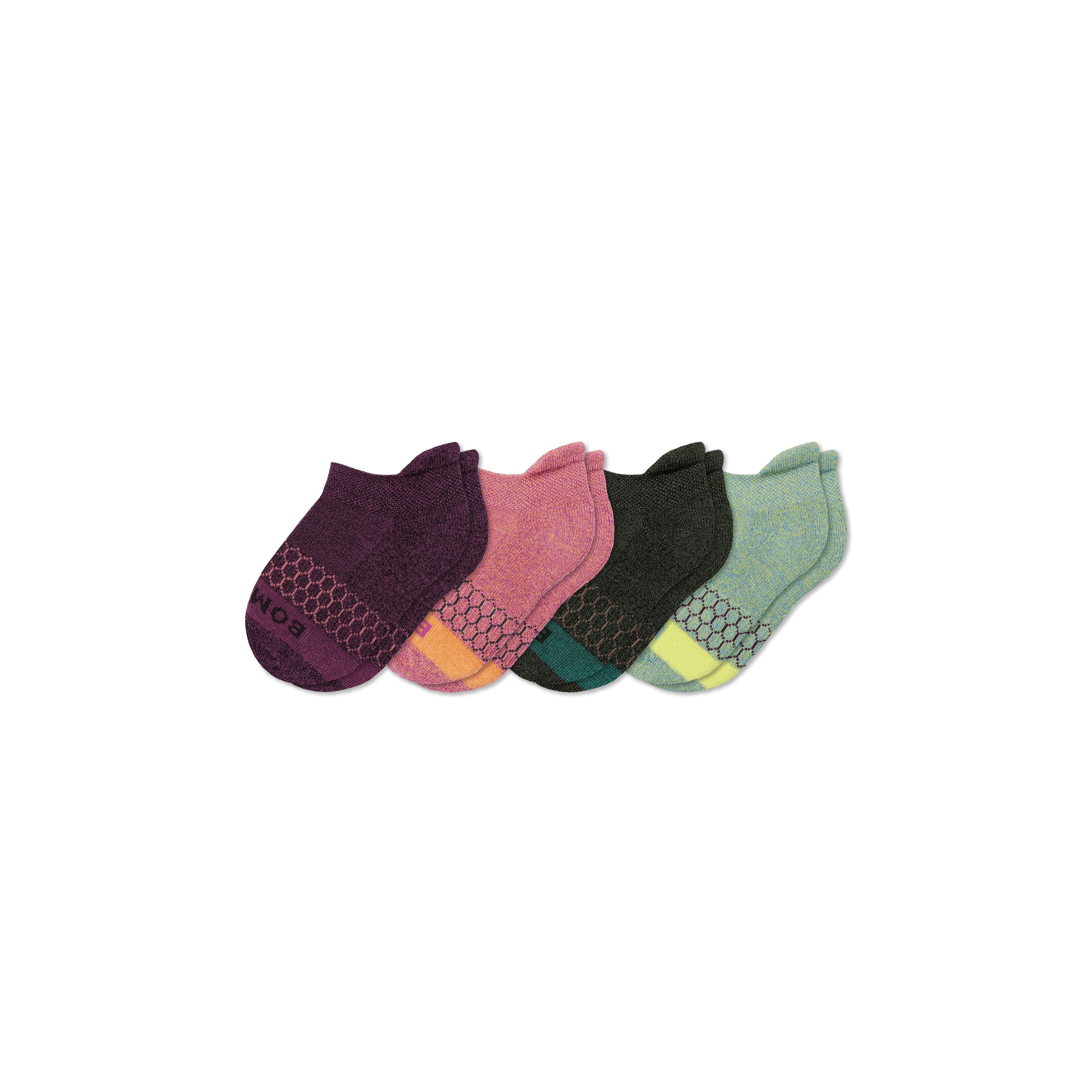 bombas Junior Marl Ankle Sock 4-Pack