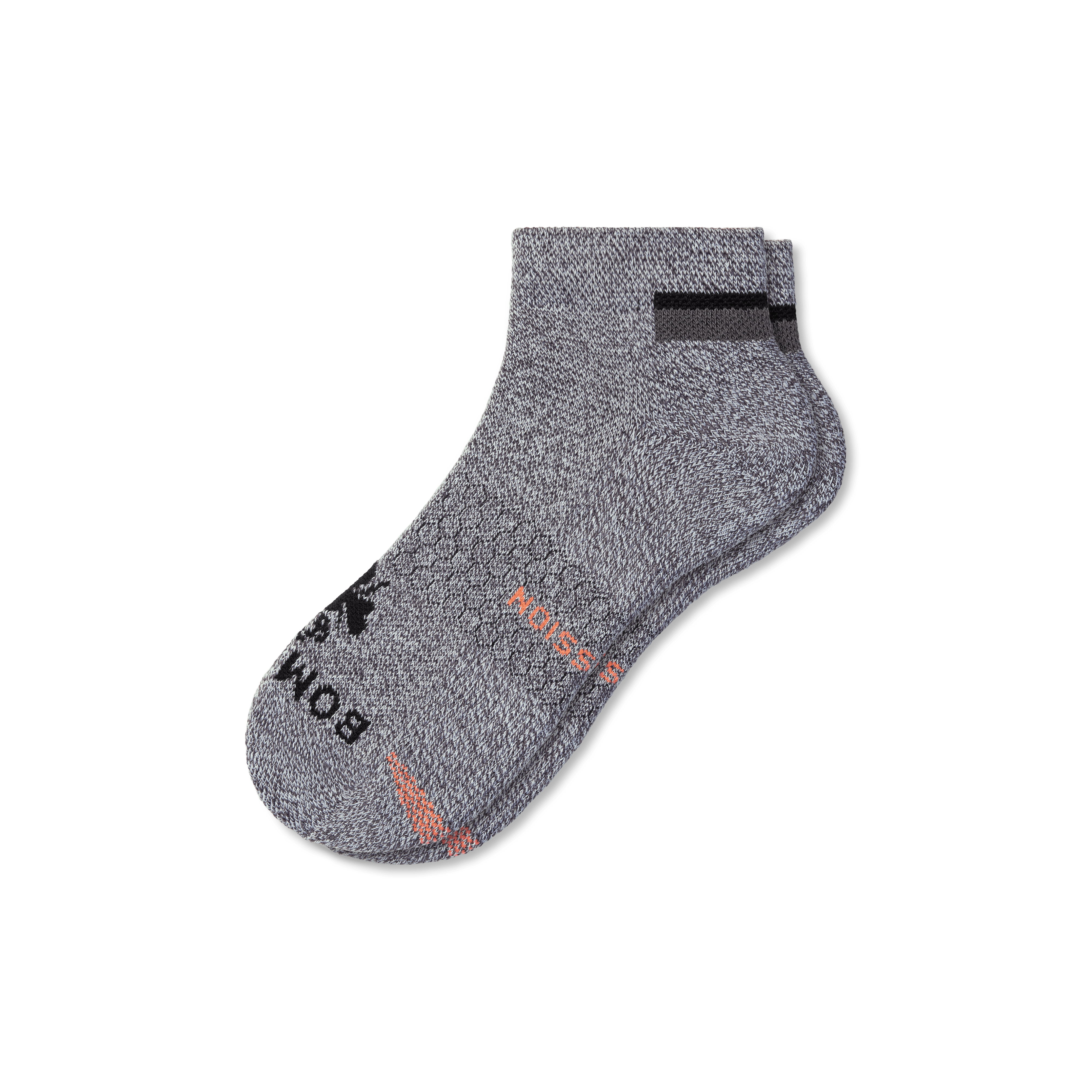 Shop Bombas Performance Compression Ankle Socks In Charcoal