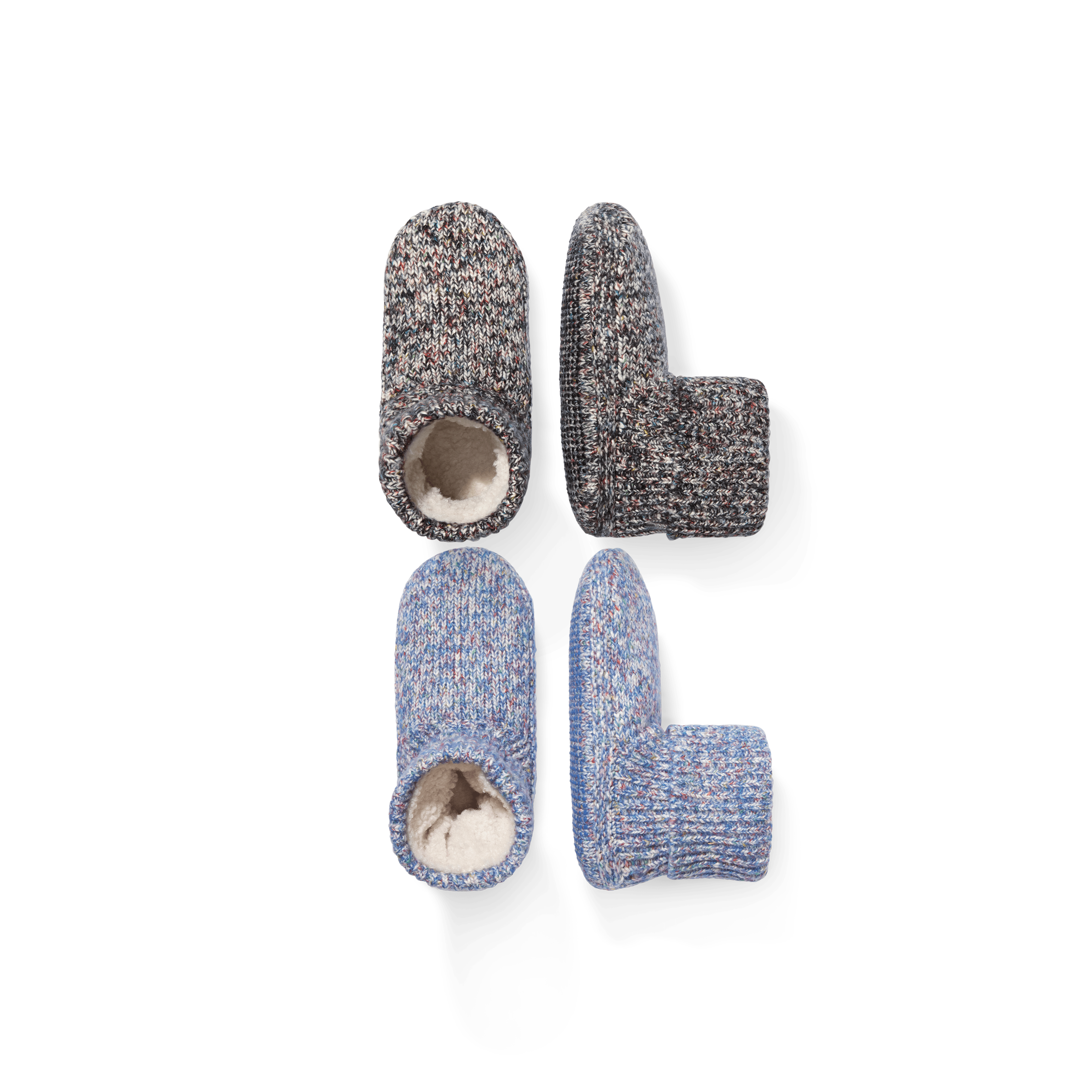 Bombas Gripper Slipper Bootie In Black & Dark Sky