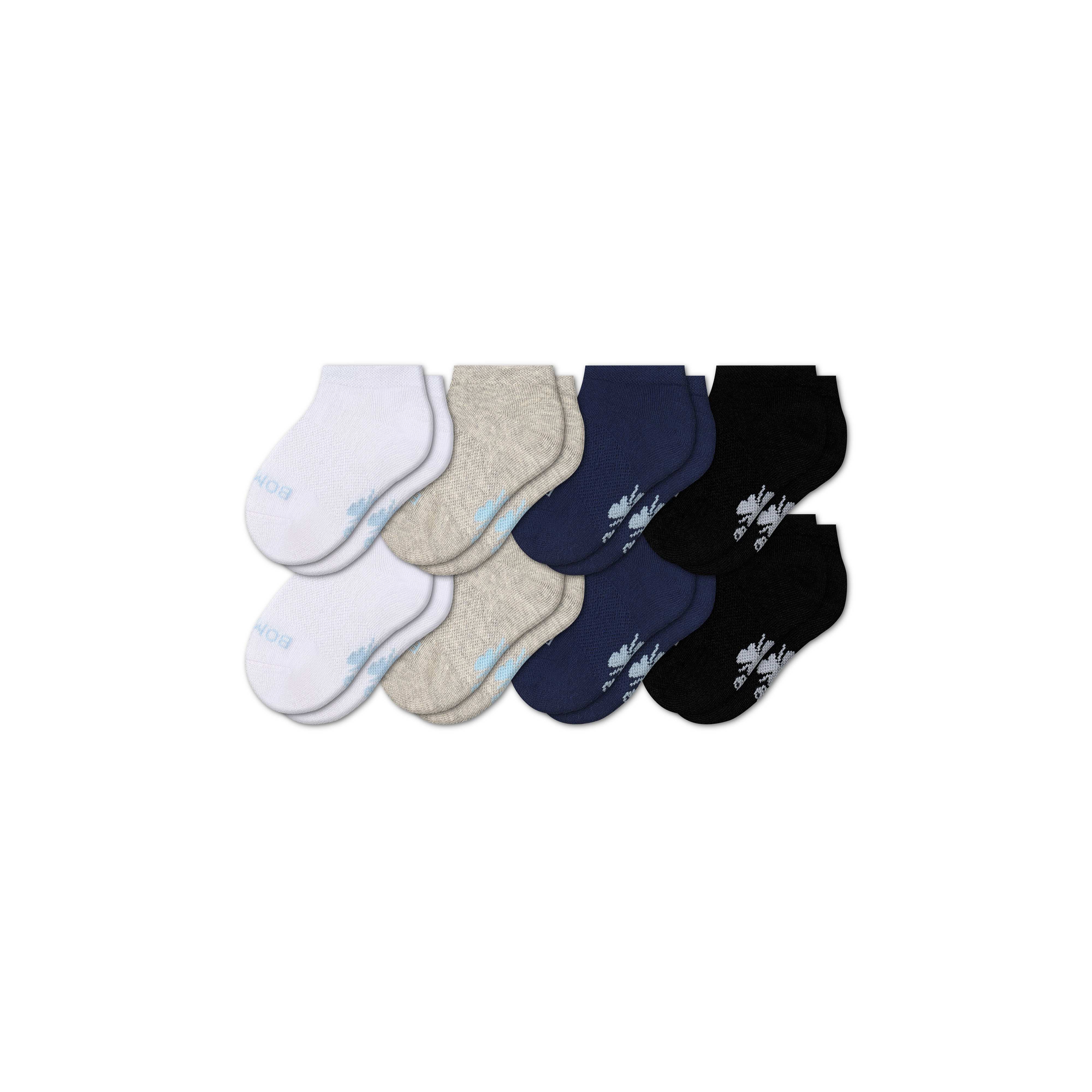 Bombas Toddler Lightweight Ankle Sock 8-pack In Mixed
