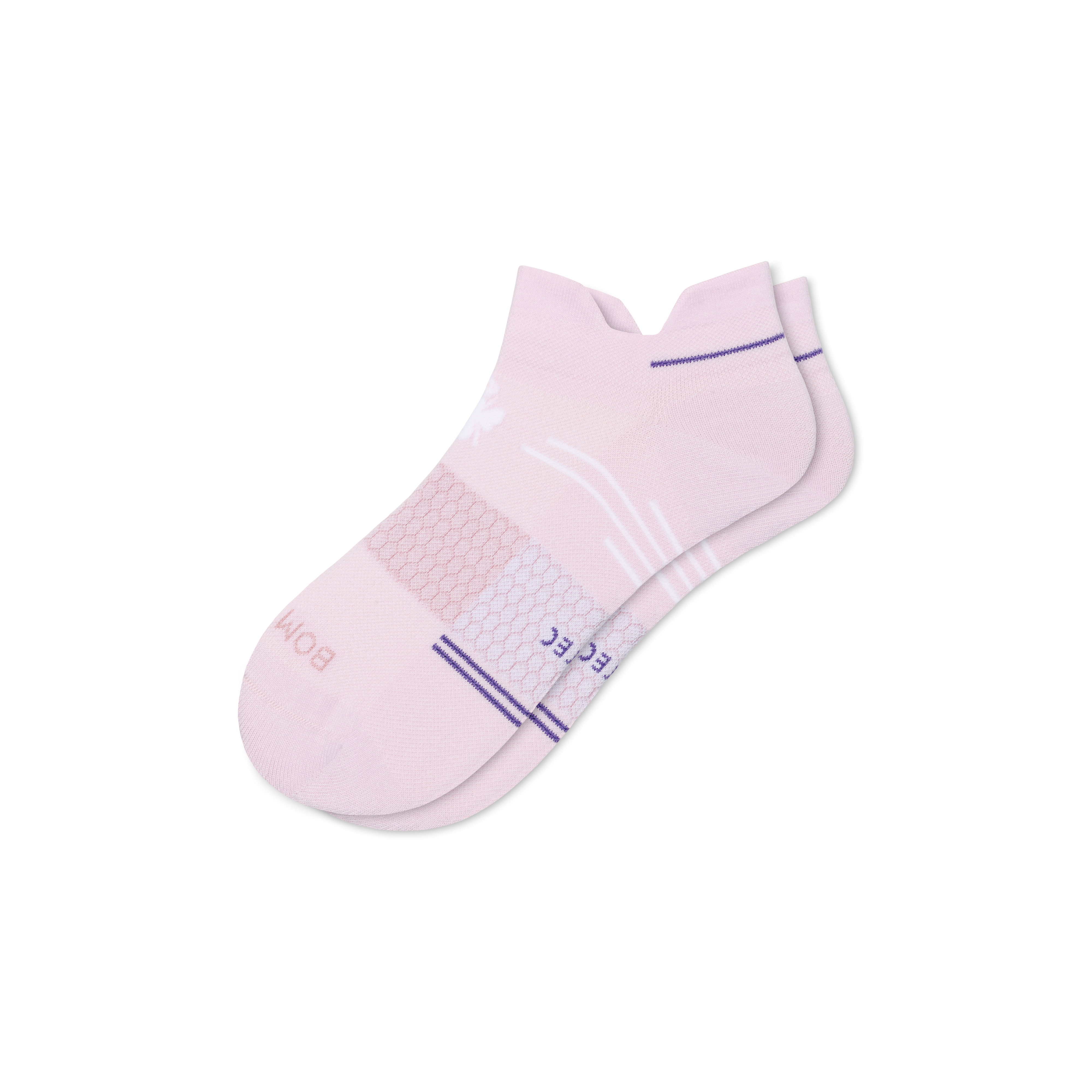 Bombas Ultralite Sport Ankle Socks In Rosewater