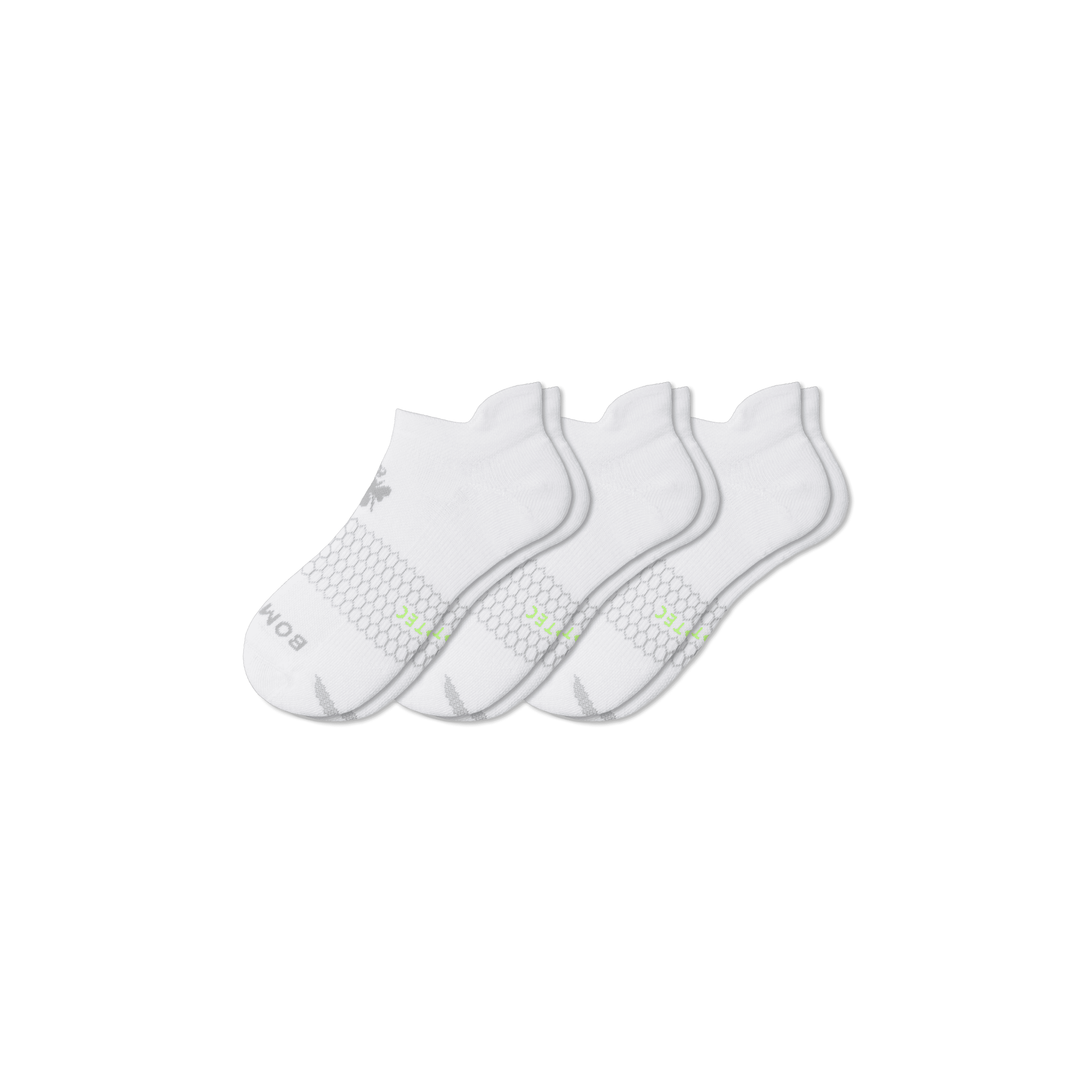 Shop Bombas All-purpose Performance Ankle Sock 3-pack In True White