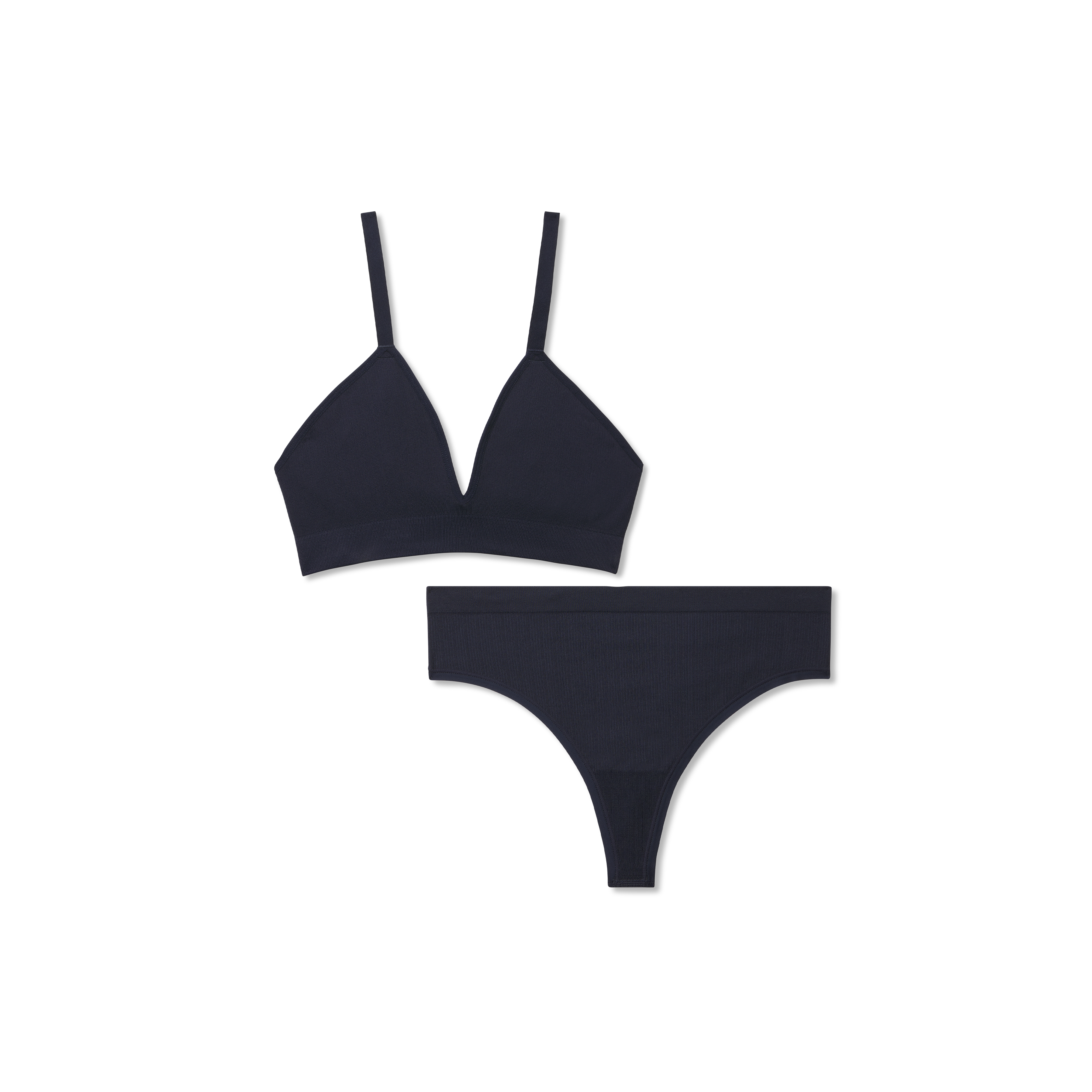 Women's Seamless Triangle Bralette + Thong Pack