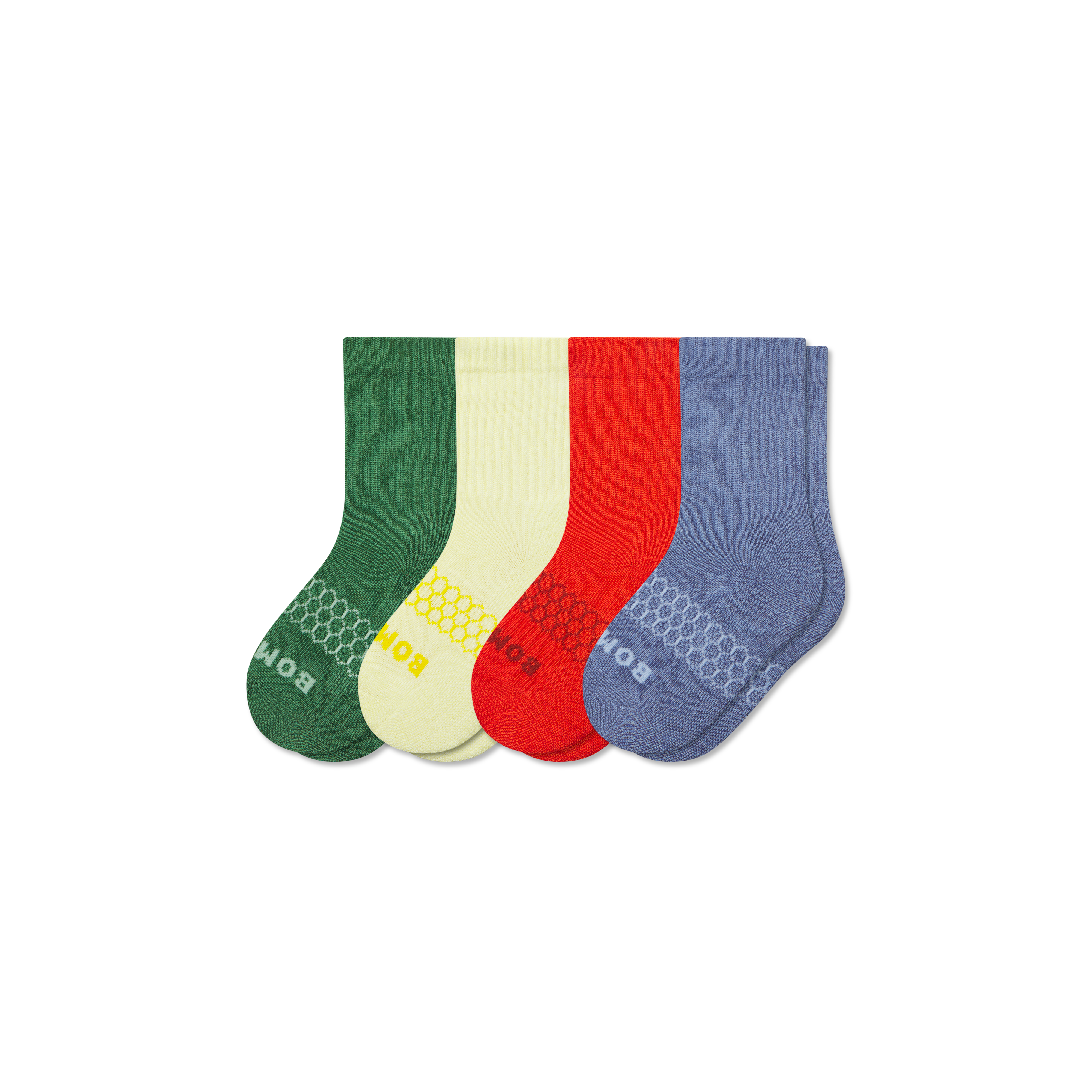Junior Solids Calf Sock 4-Pack