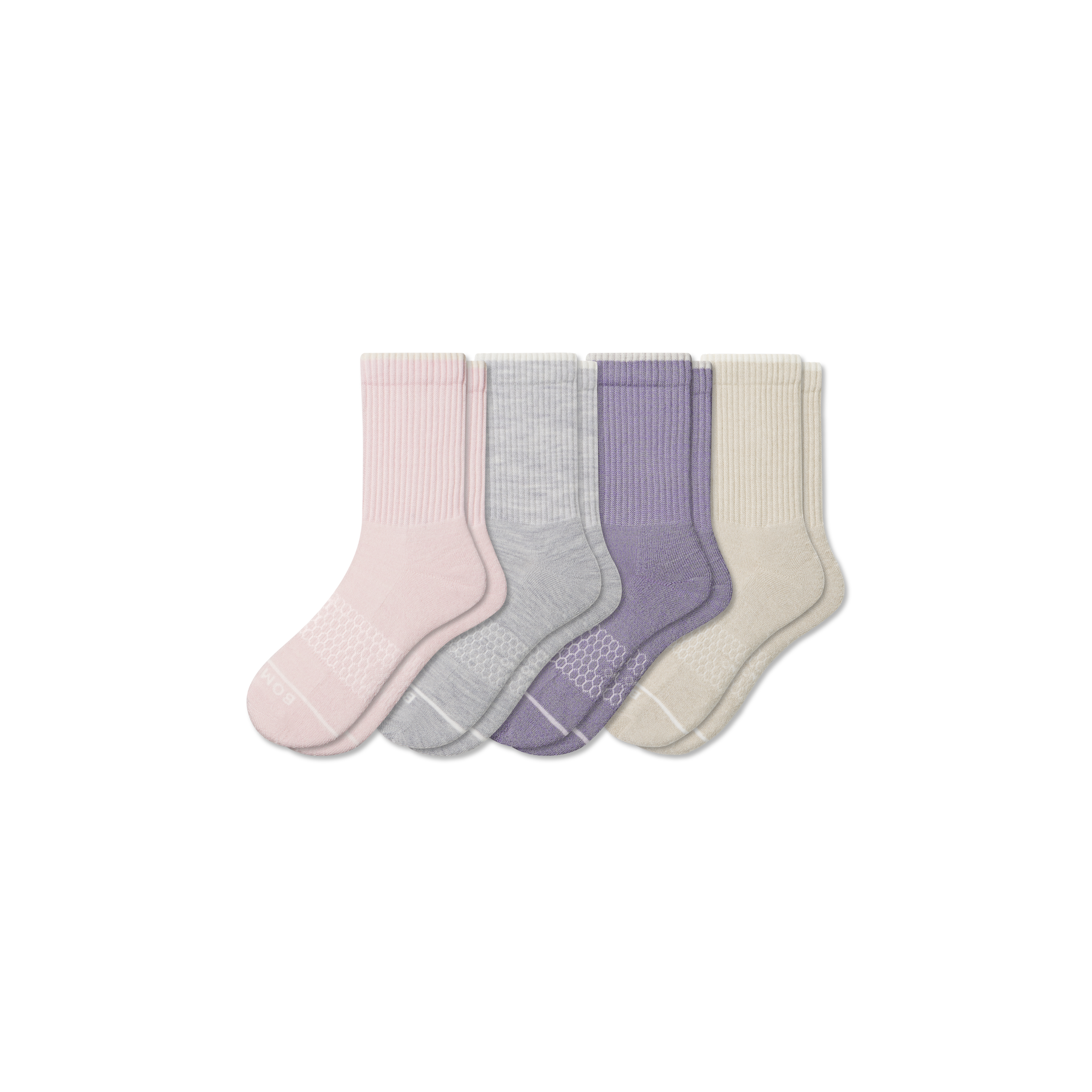 Bombas Merino Wool Blend Half Calf Sock 4-pack In Multi