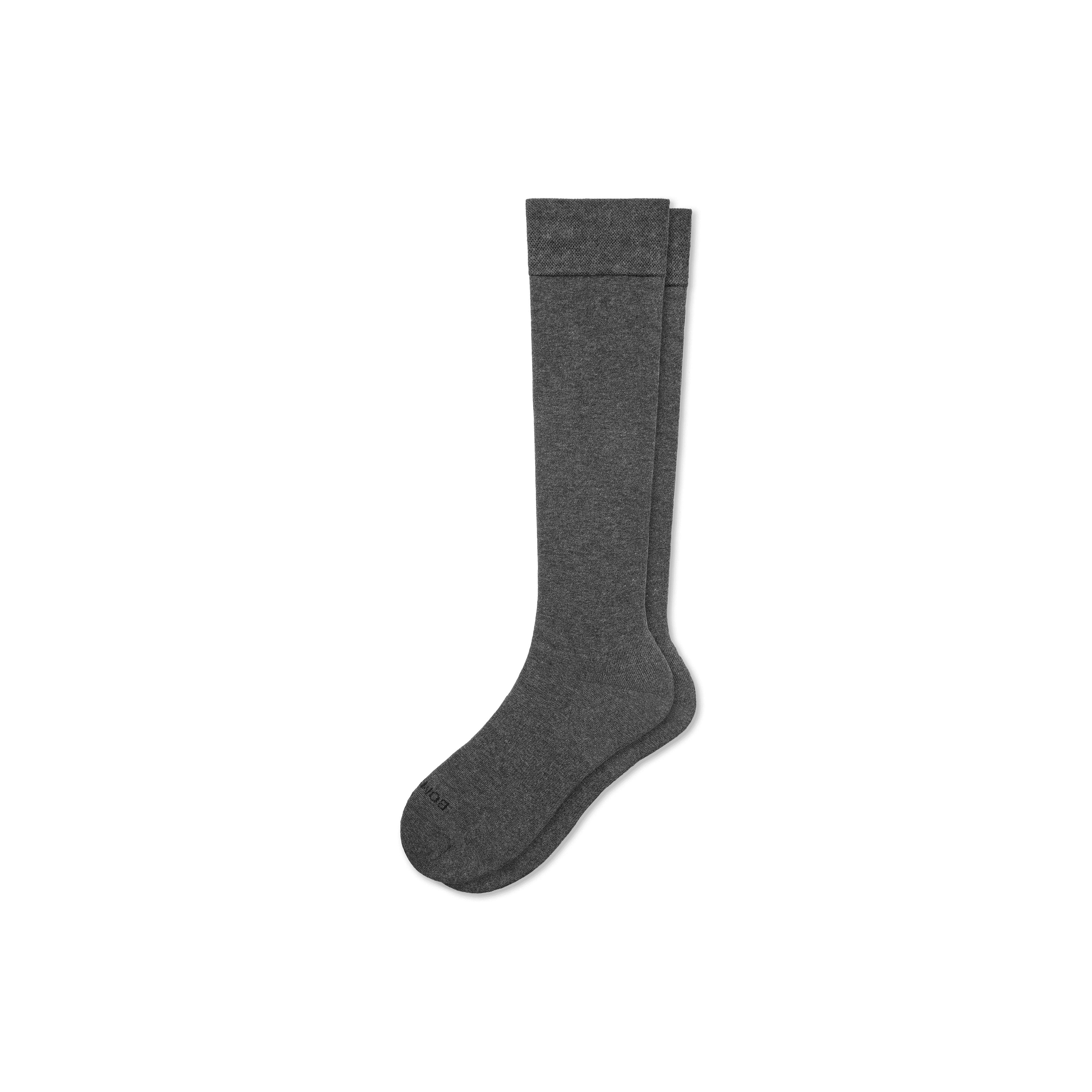 Bombas Dress Knee High Socks In Solid Charcoal
