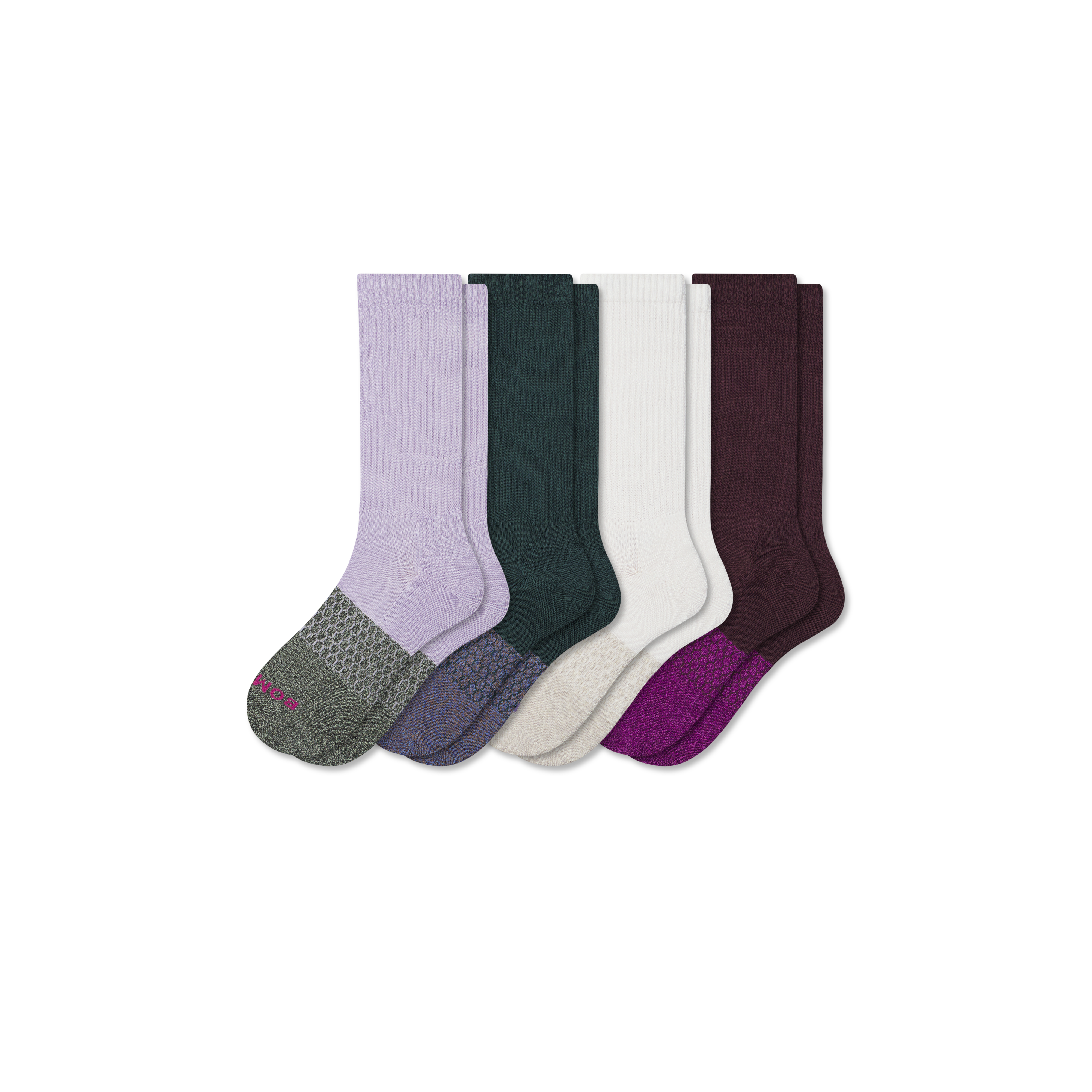 Bombas Marl Calf Sock 4-pack In Multi