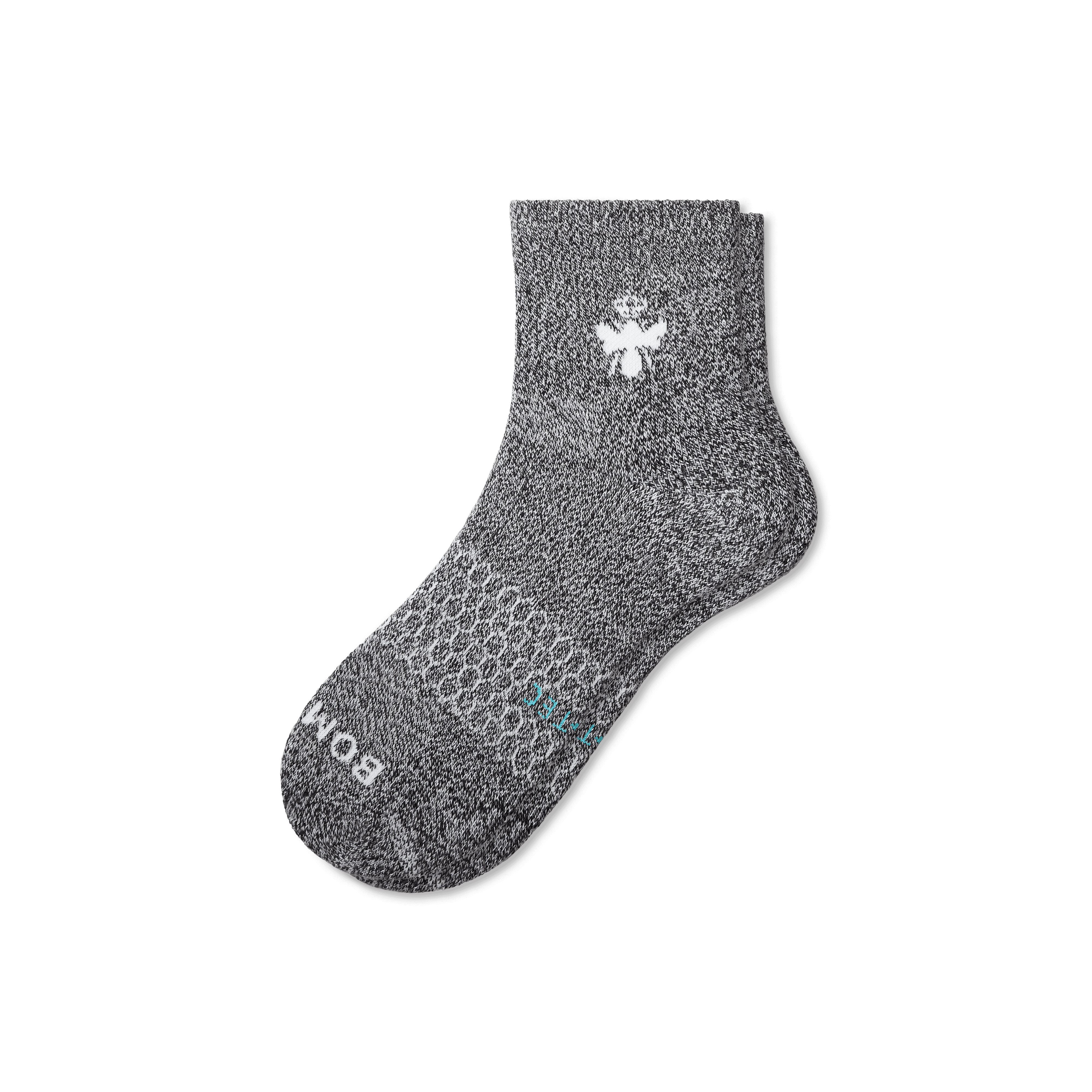 Bombas All-purpose Performance Quarter Socks In Charcoal