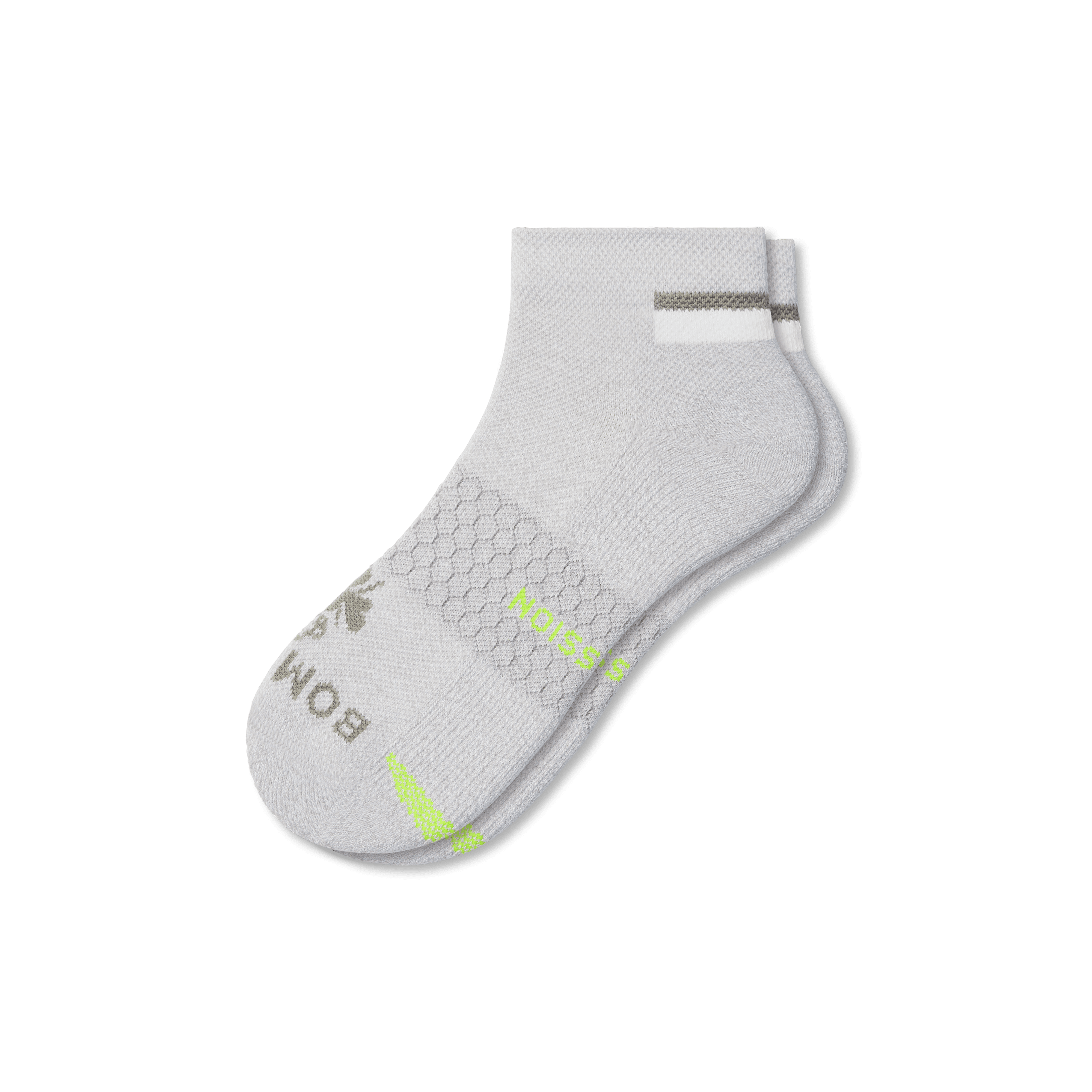 Shop Bombas Performance Compression Ankle Socks In Light Grey