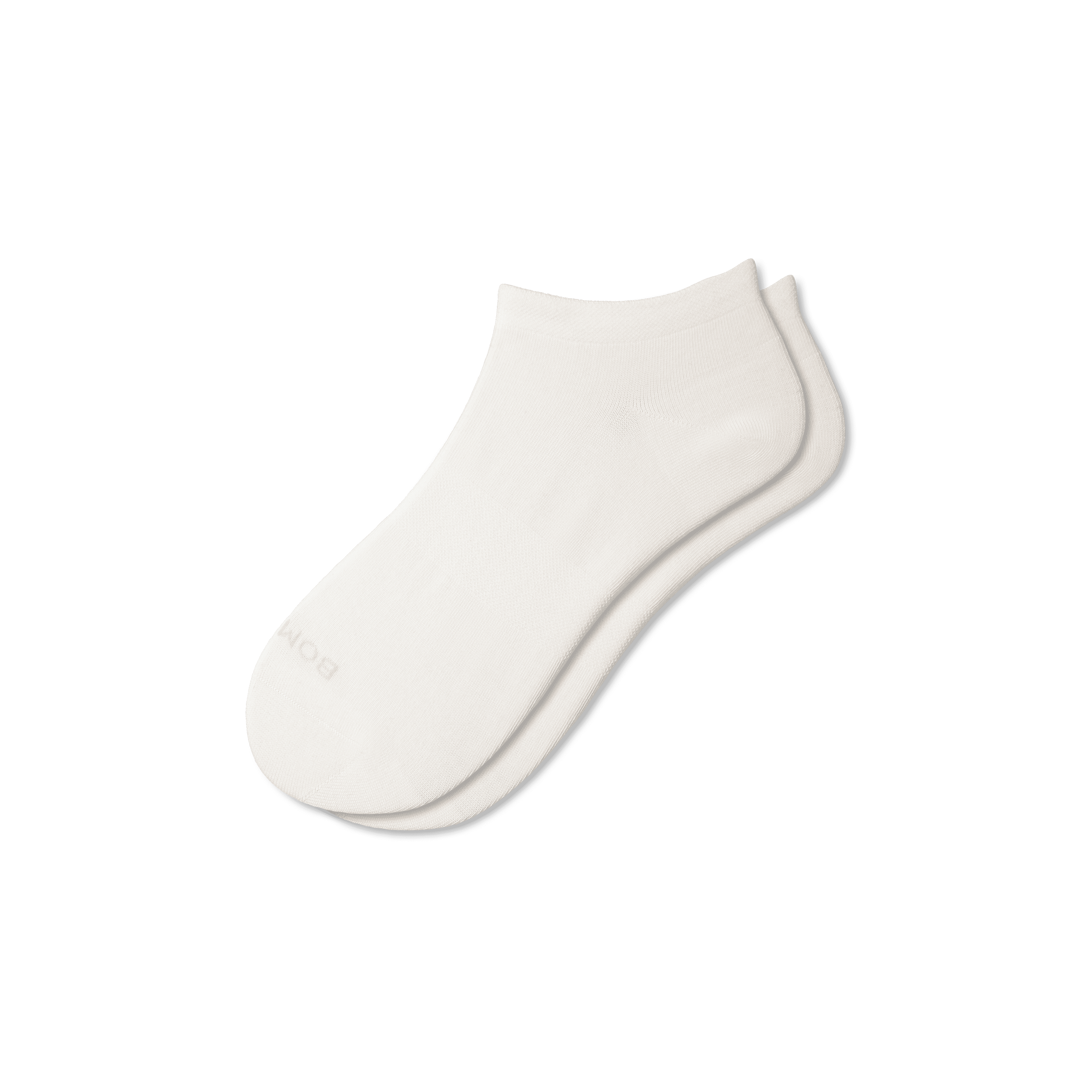 Bombas Lightweight Ankle Socks In Soft White