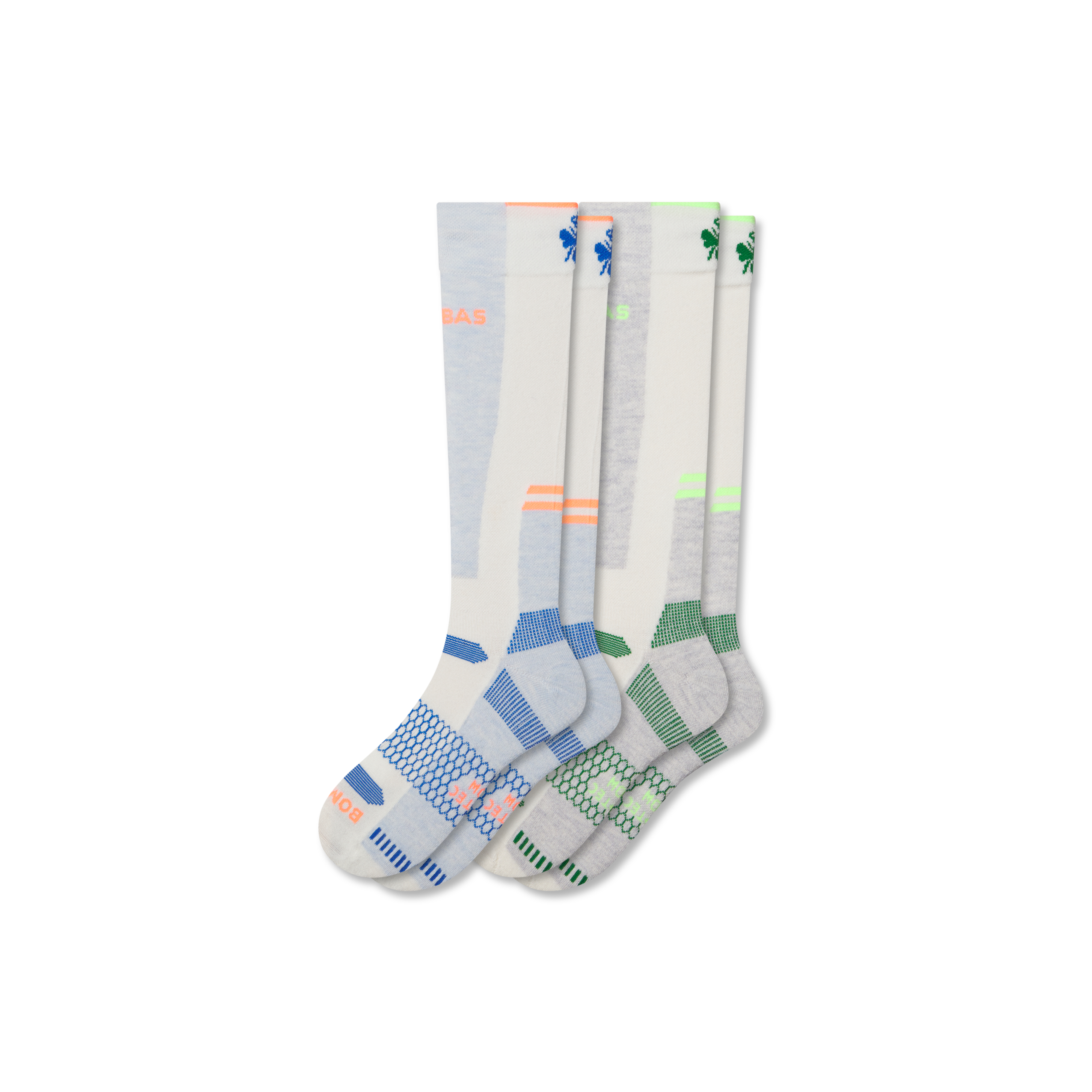 Bombas Mid-cushion Merino Wool Blend Ski & Snowboard Sock 2-pack In Multi