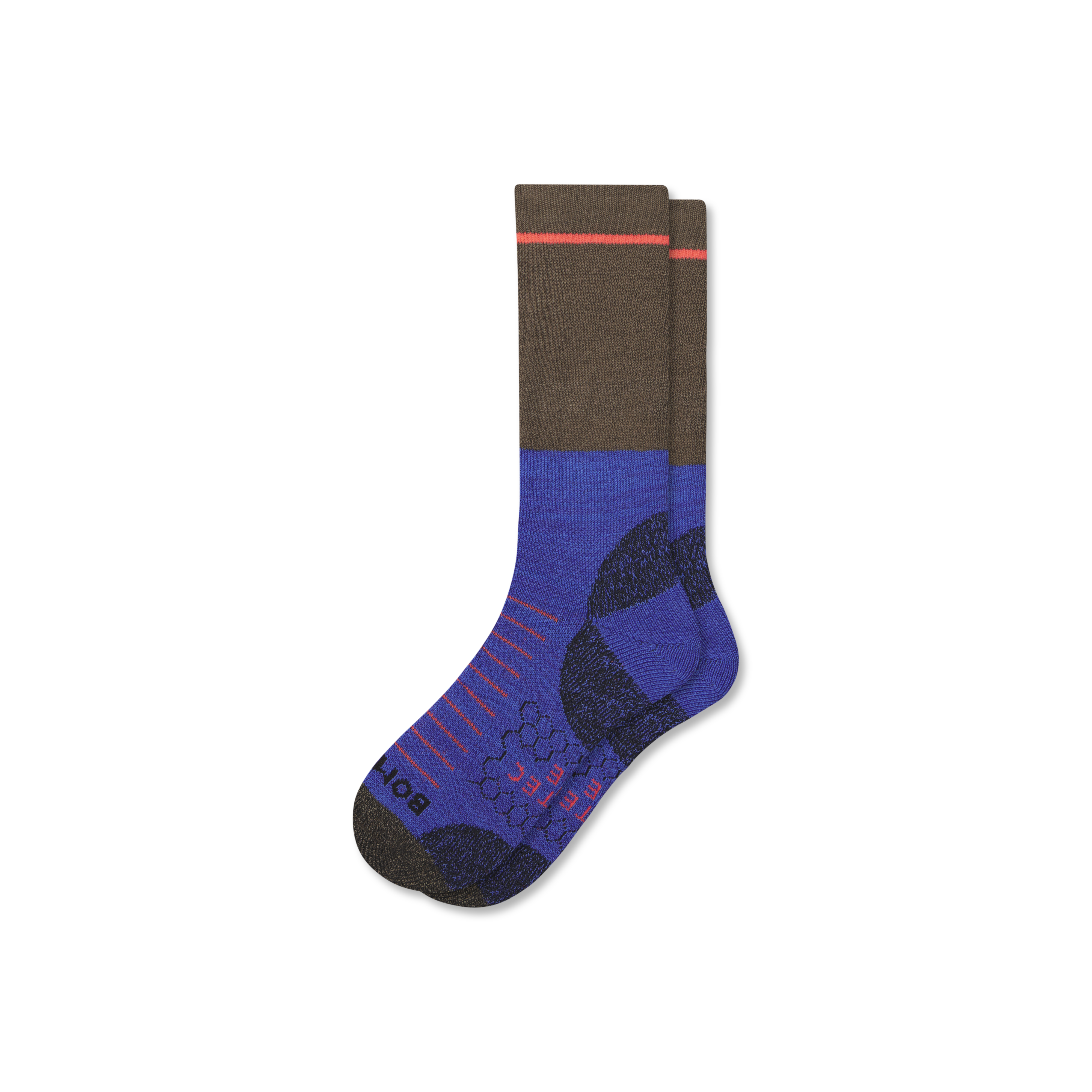 Bombas Hiking Performance Calf Socks In Oak Moss