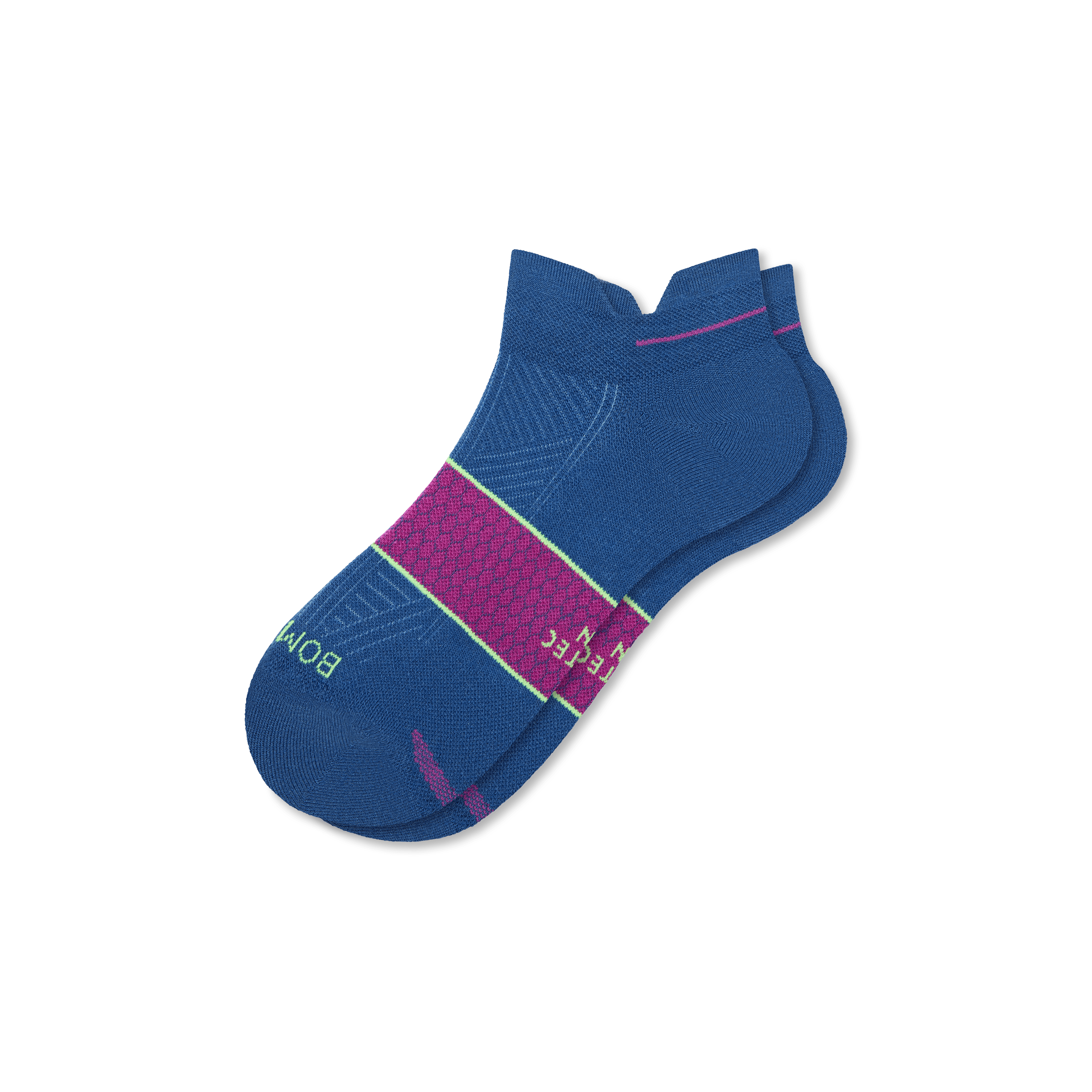 Bombas Running Ankle Socks In Pear