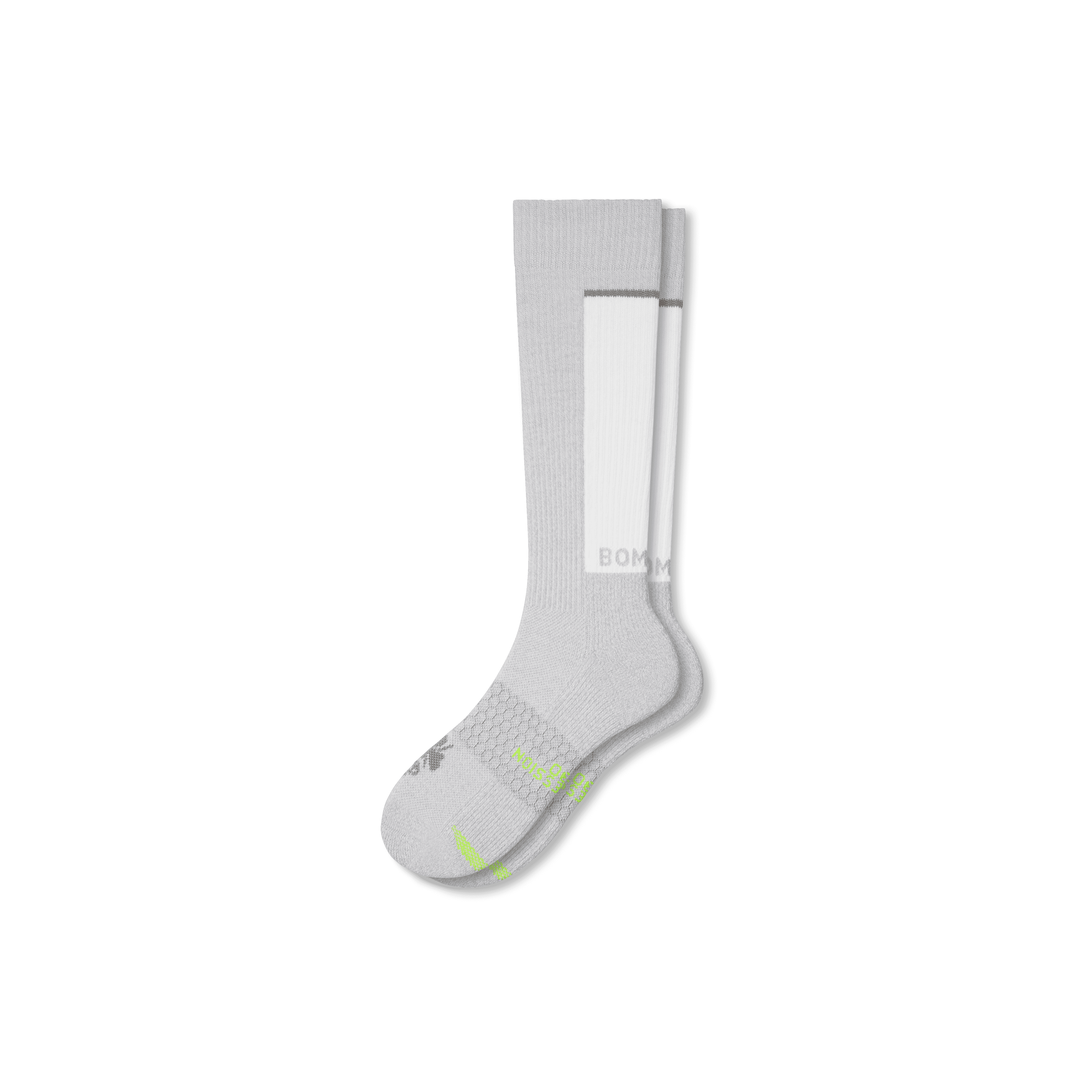Bombas Performance Compression Socks (20-30mmhg) In Light Grey