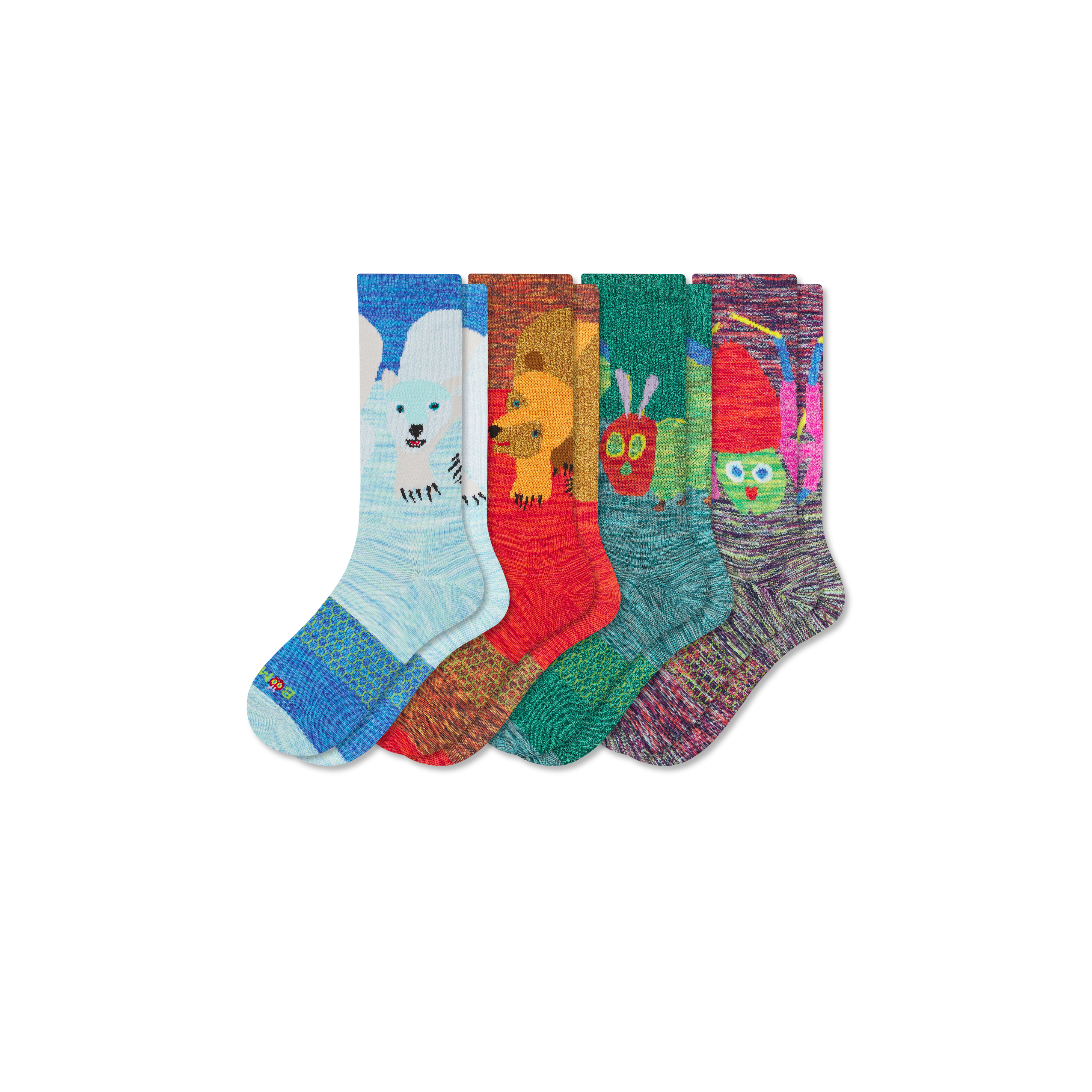 bombas Adult Eric Carle Calf Sock 4-Pack