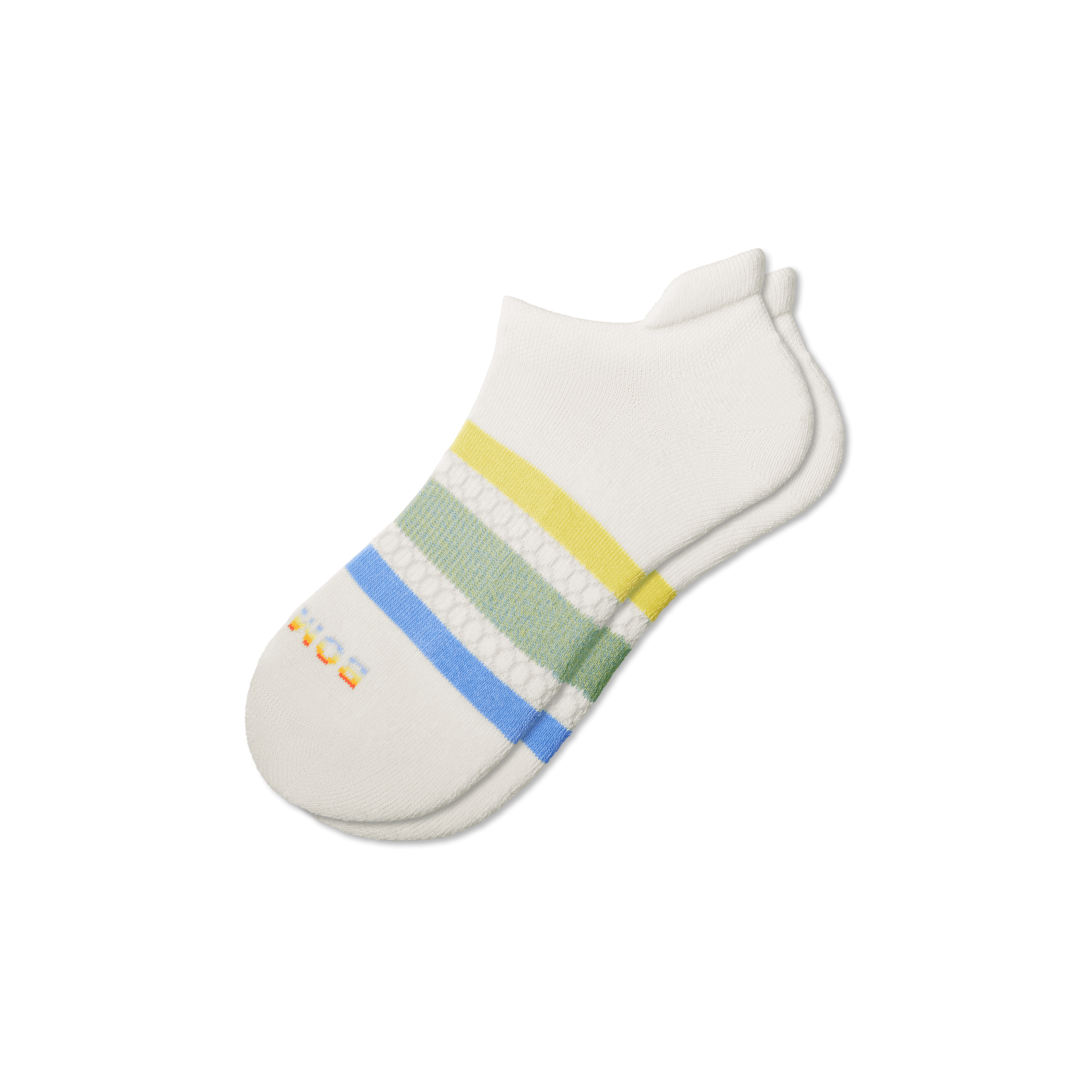 Bombas Pride Ankle Socks In White