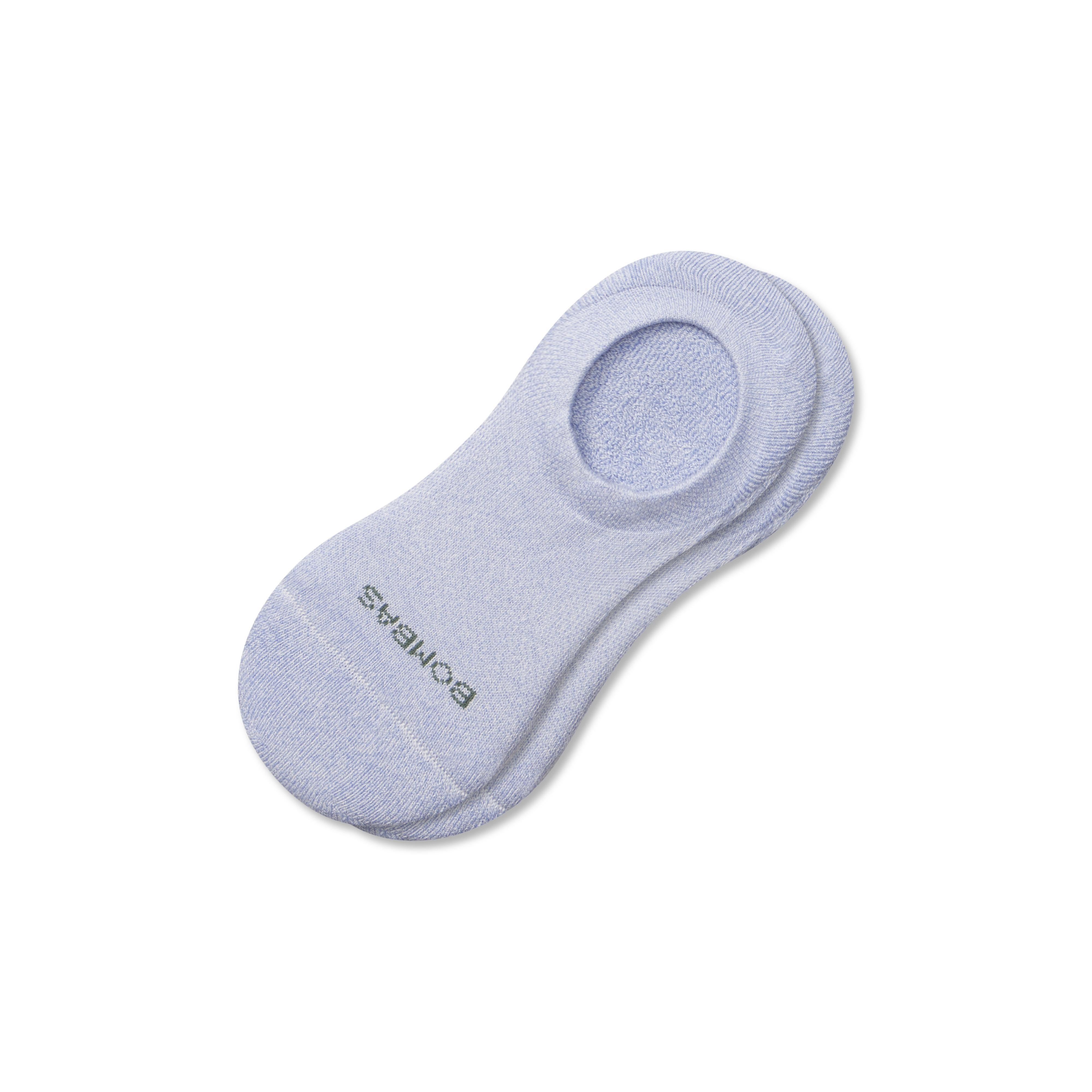 Bombas Cushioned No Show Socks In Dawn Blue