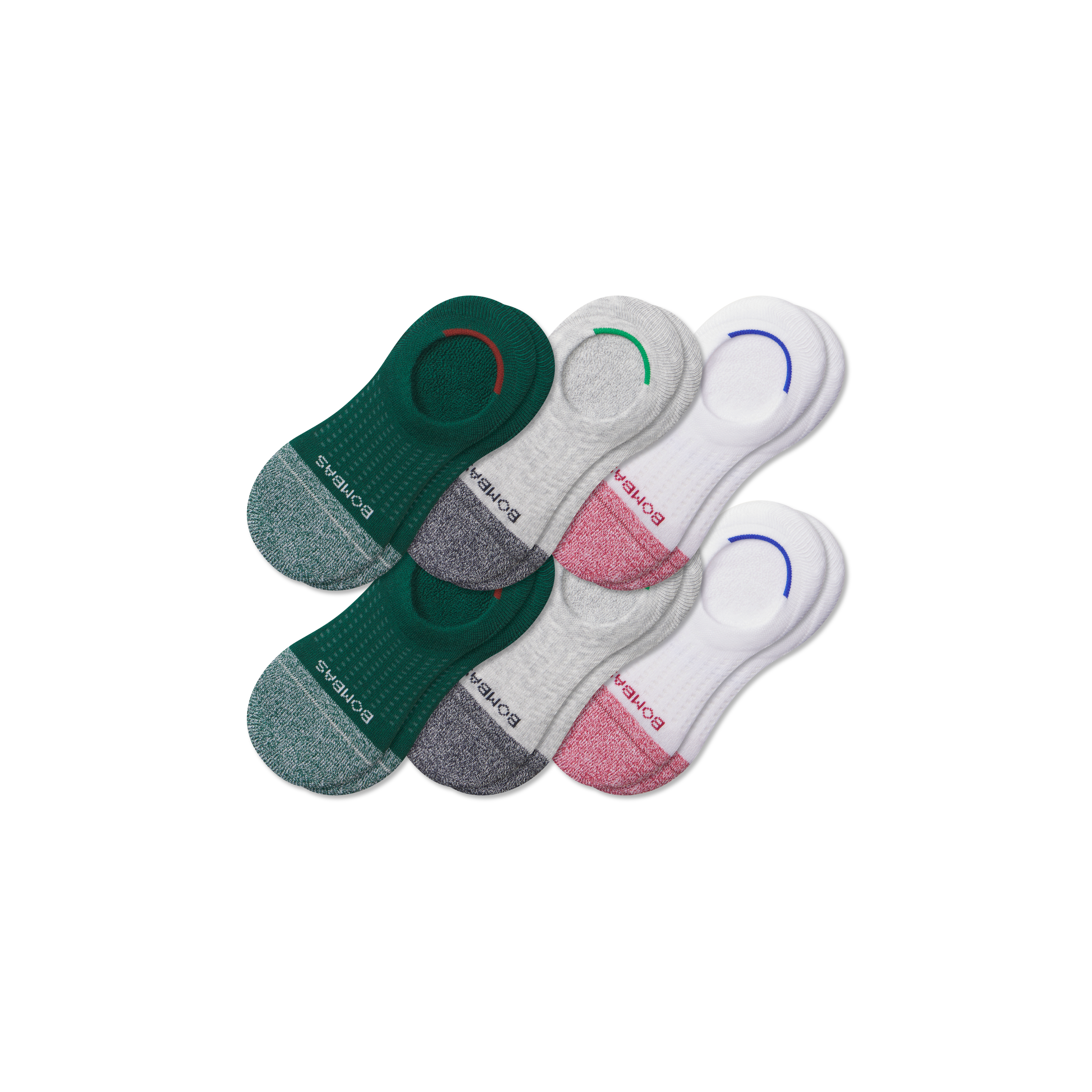 Bombas Performance Cushioned No Show Sock 6-pack