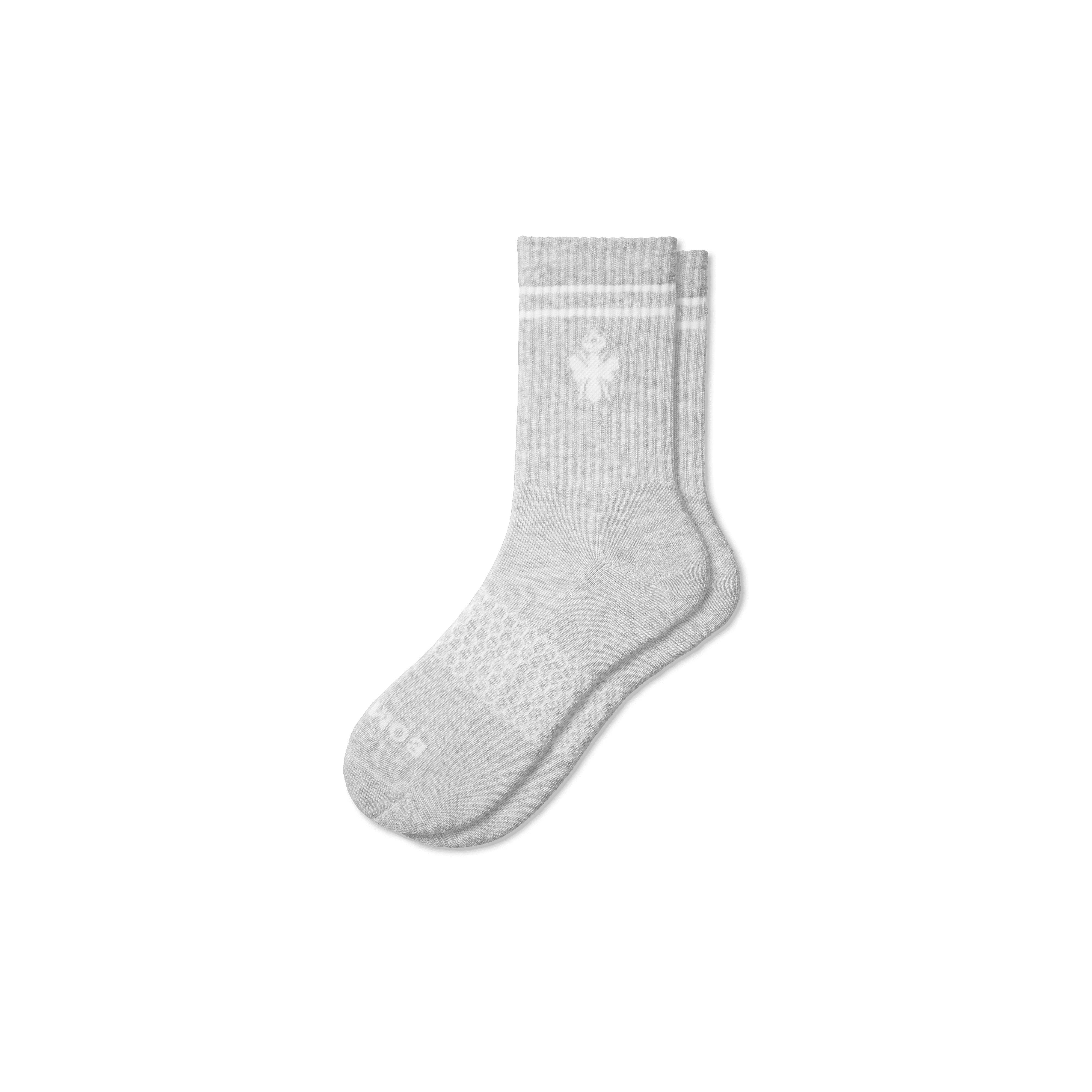 Bombas Original Half Calf Socks In Light Grey