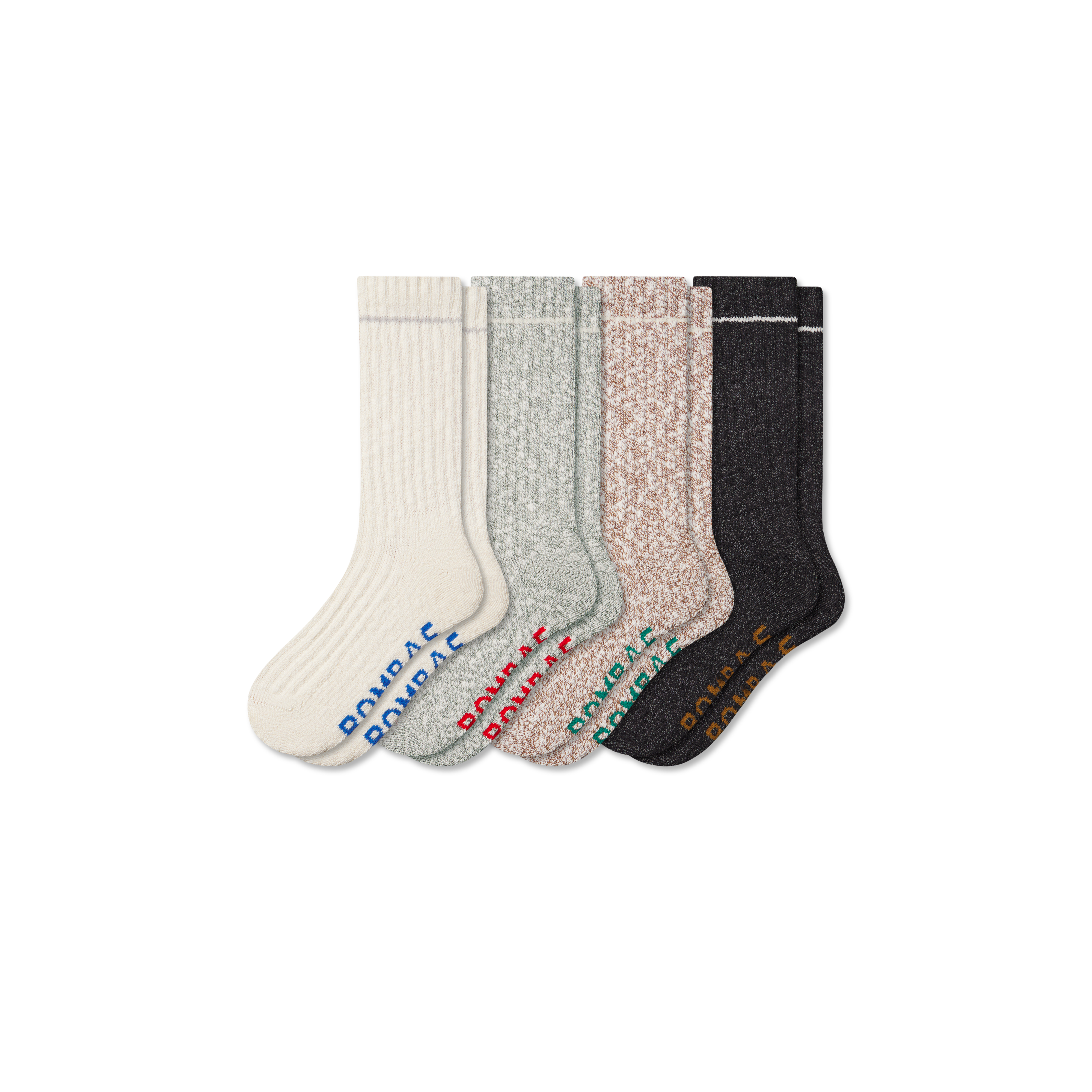 Women's Chunky Ragg Calf Sock 4-Pack