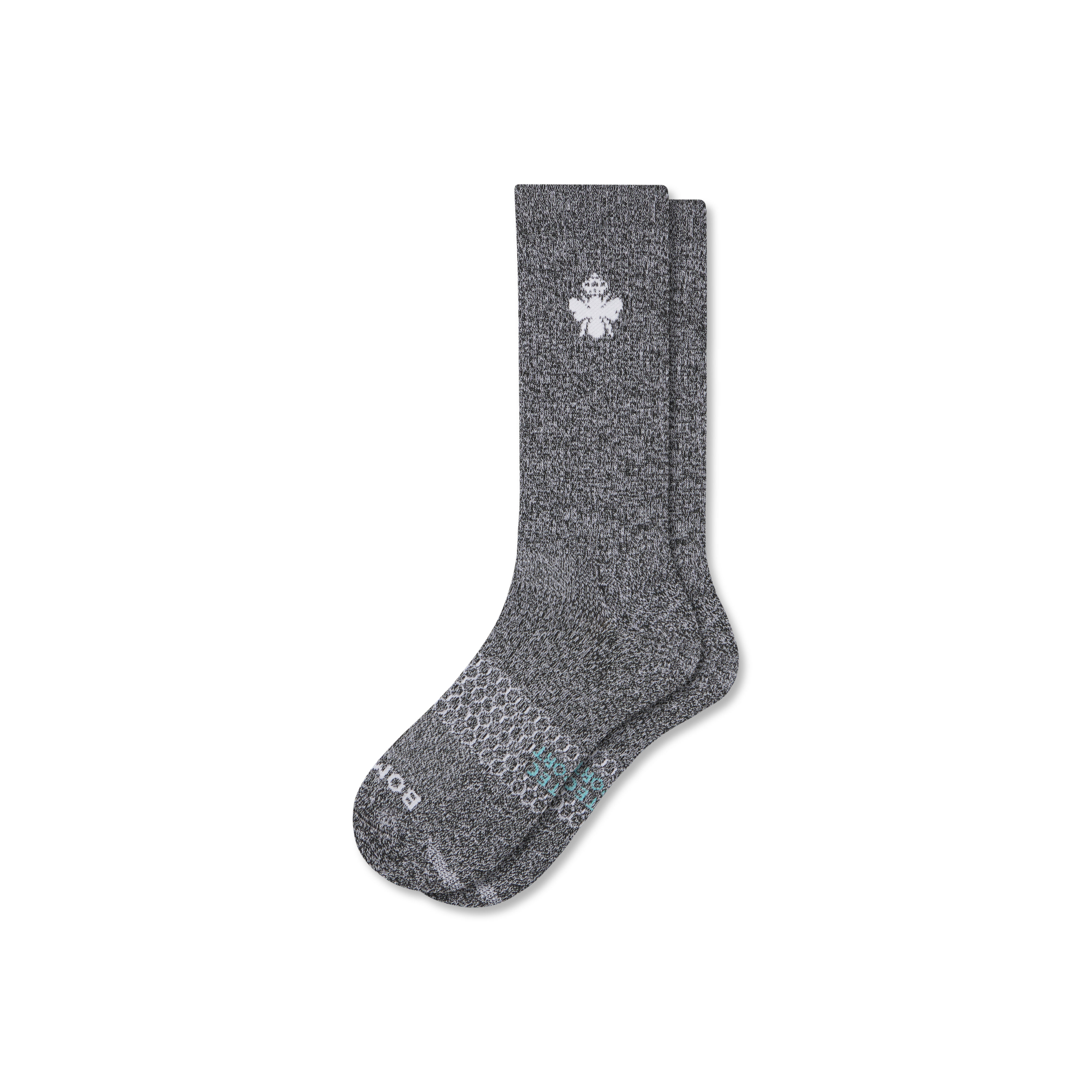Bombas Men's All-Purpose Performance Calf Socks – 3 Pairs, Size Large (9-13), White - View #2