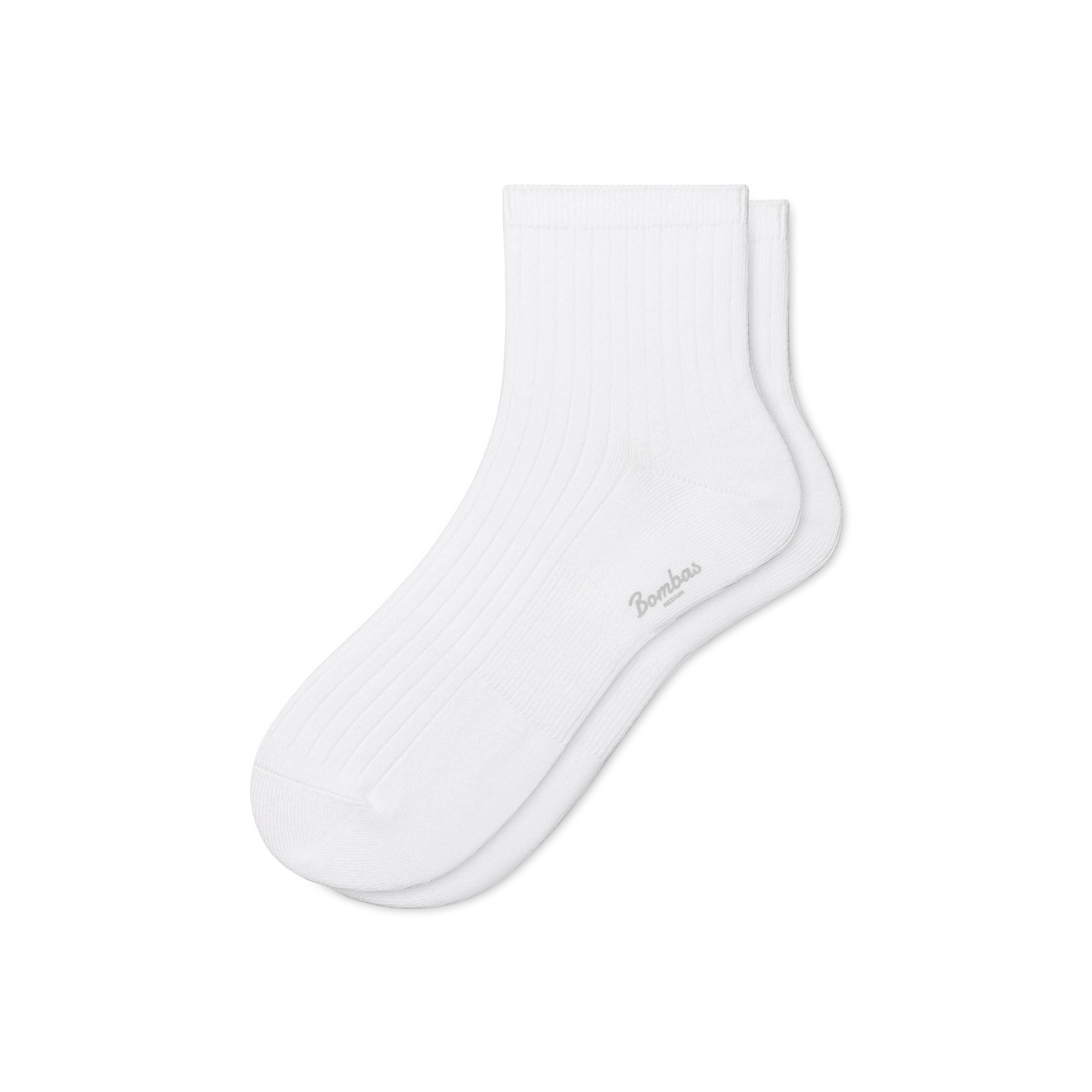 Bombas Wide Rib Quarter Socks In Animal Print