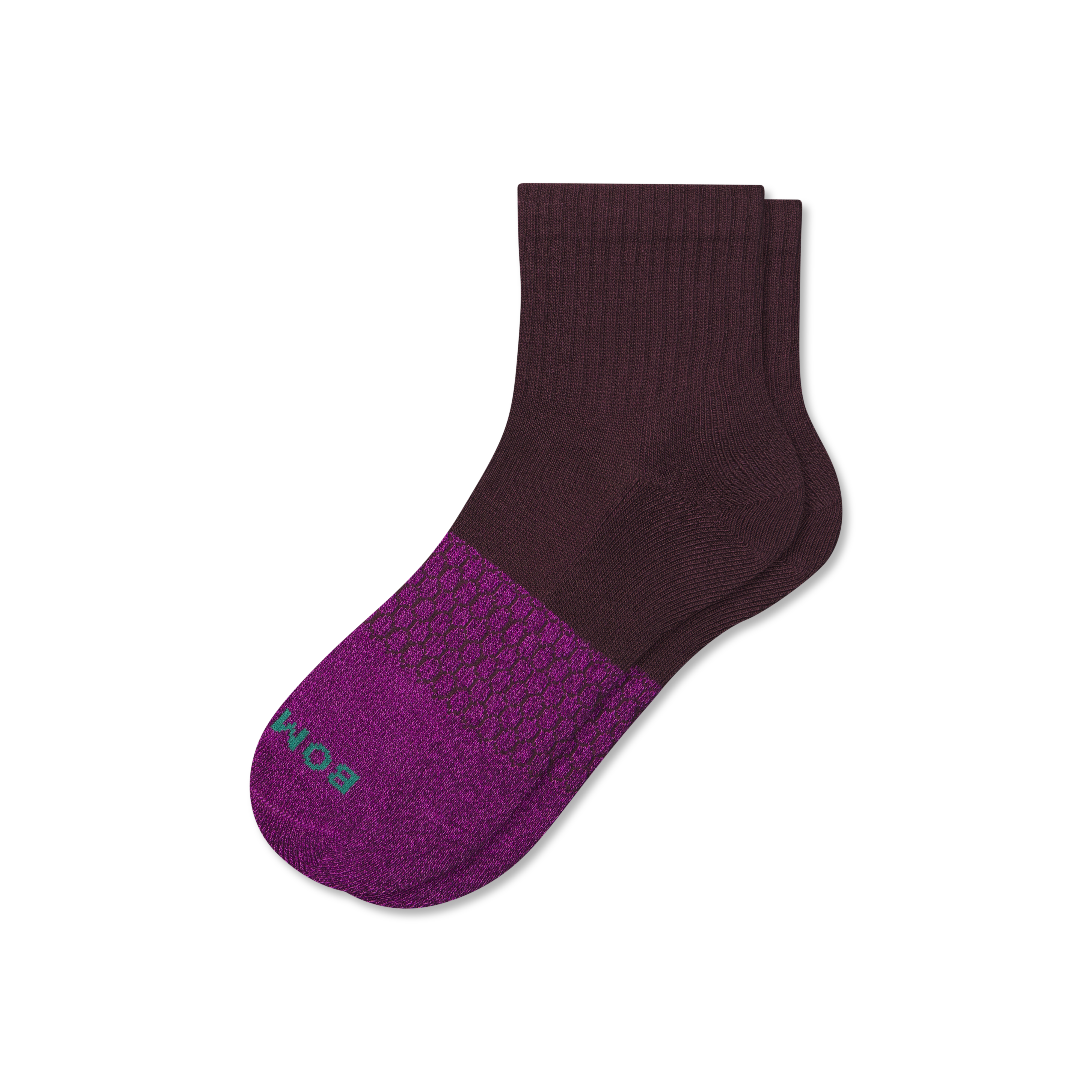Bombas Quarter Socks In Purple