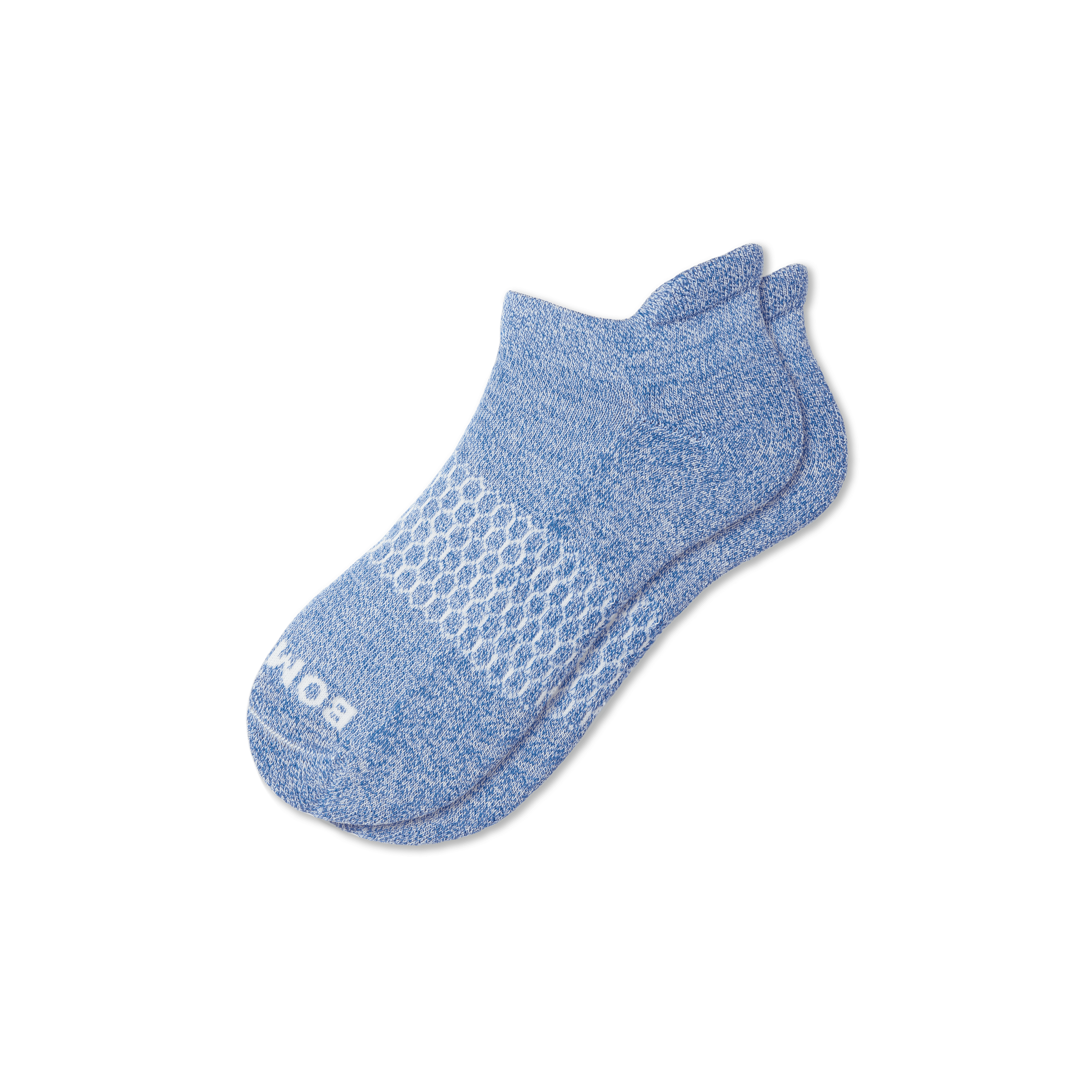Shop Bombas Marl Ankle Socks In Blue Bell
