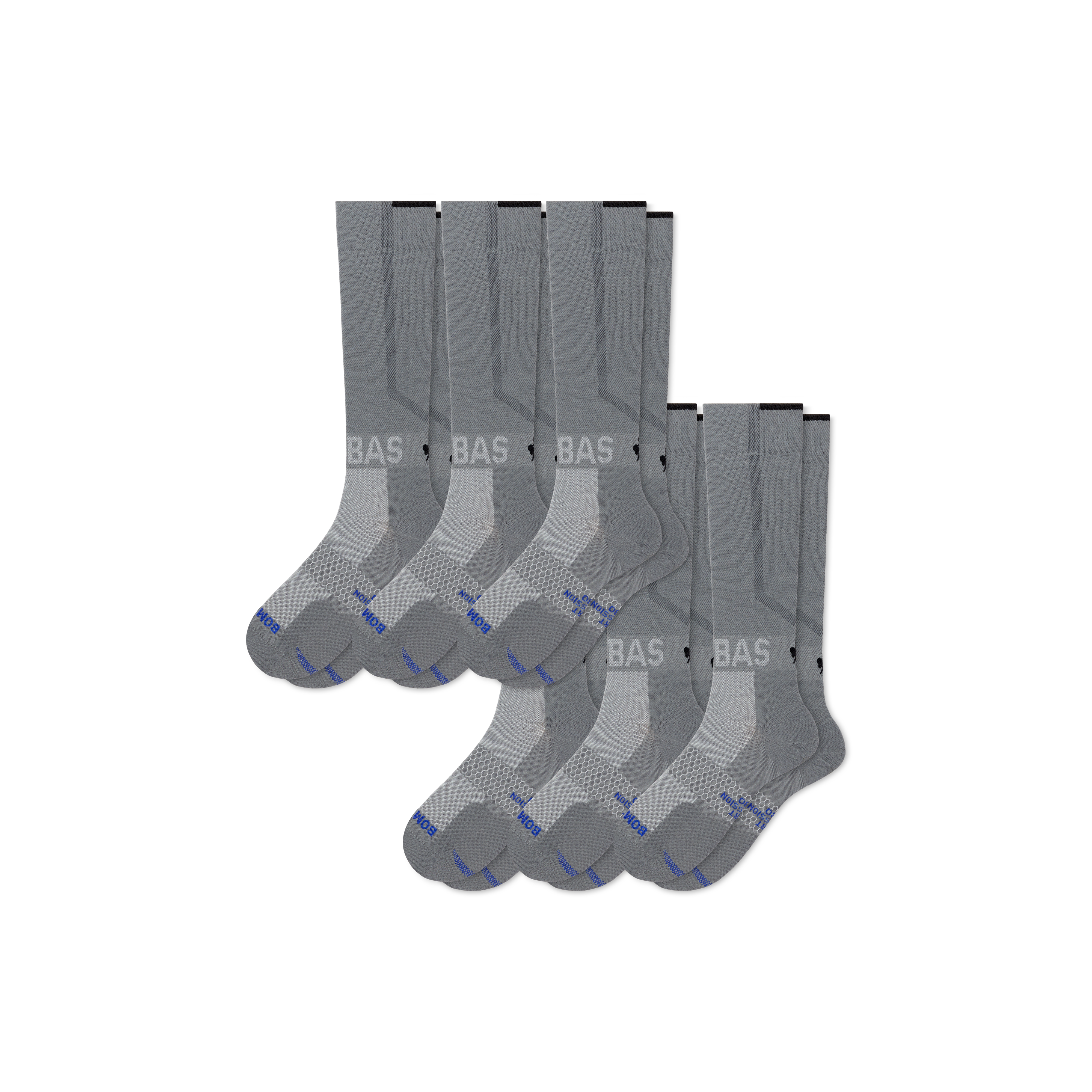 Bombas Sport Compression Knee High Sock 6-pack (20-30mmhg) In Stargaze