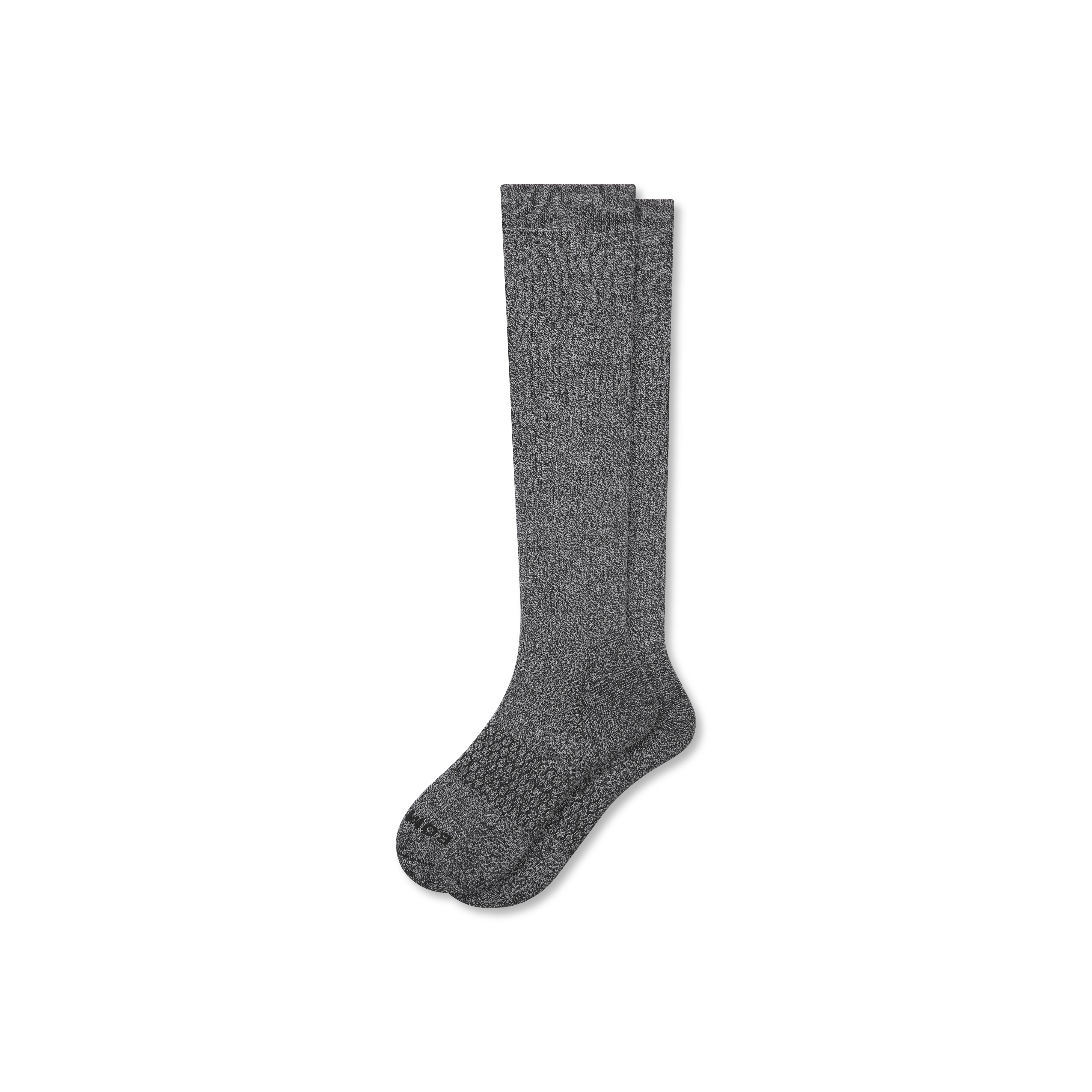 Bombas Marl Knee High Socks In Dark Grey