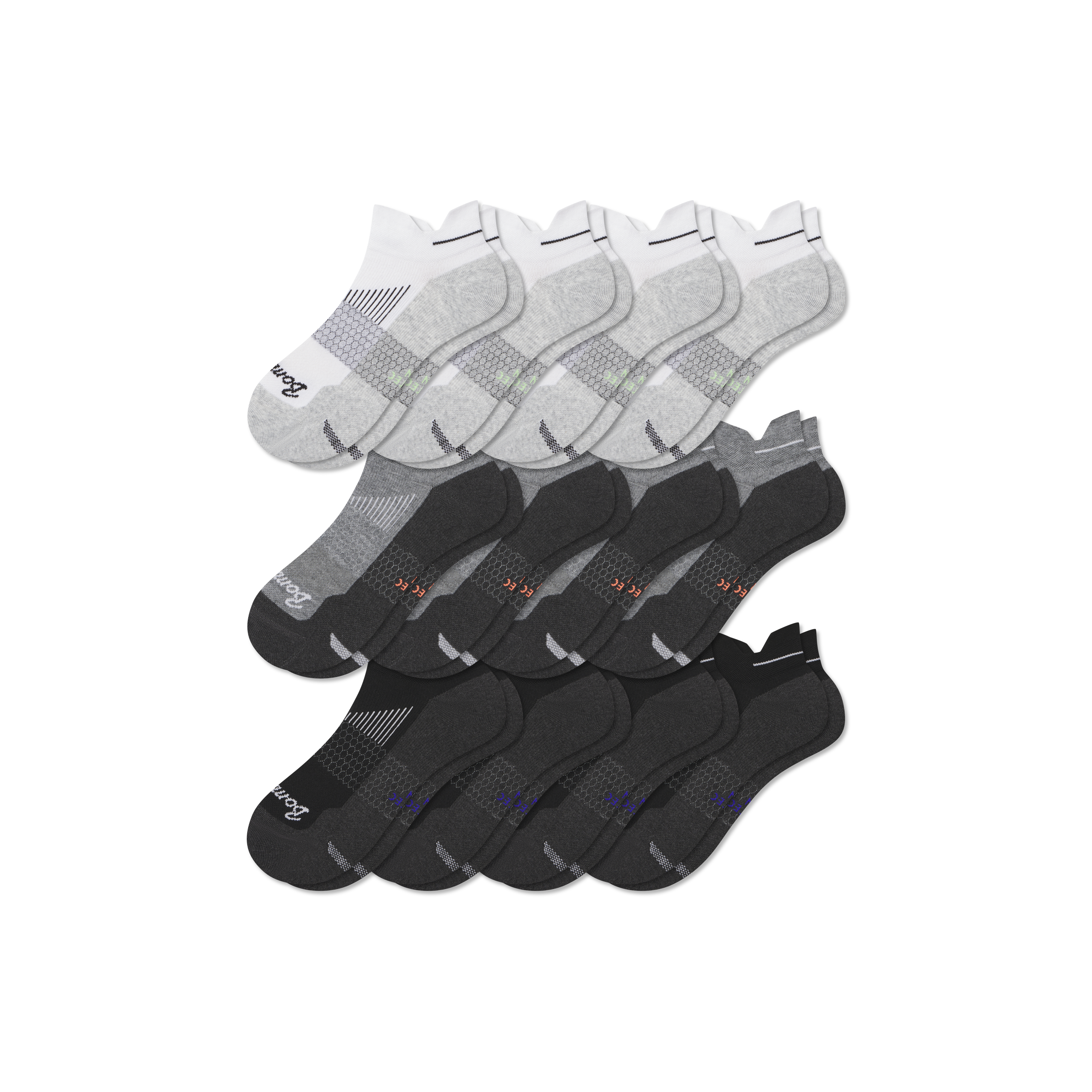 Bombas Running Ankle Sock 12-pack