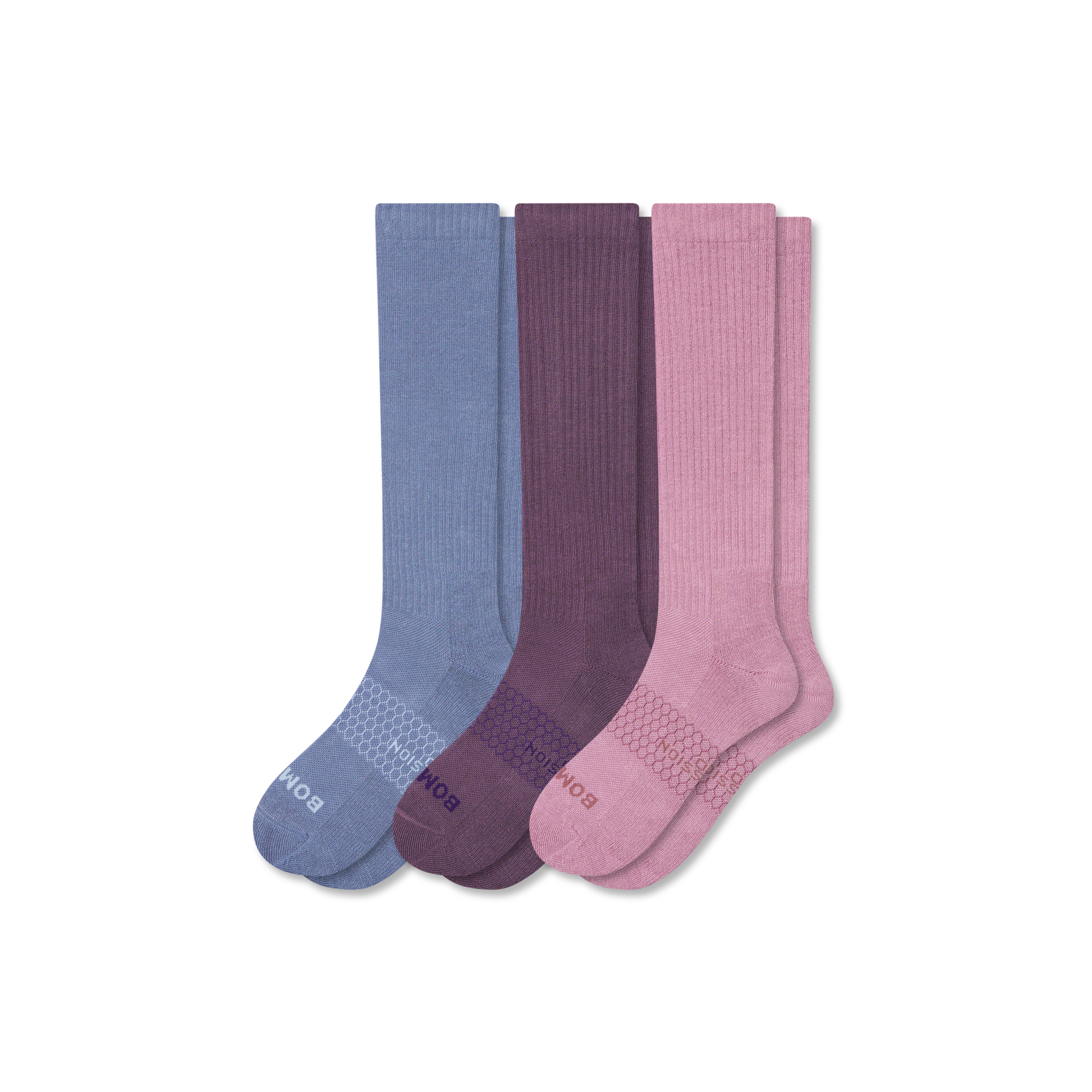 bombas Women's Everyday Compression Sock 3-Pack (15-20mmHg)