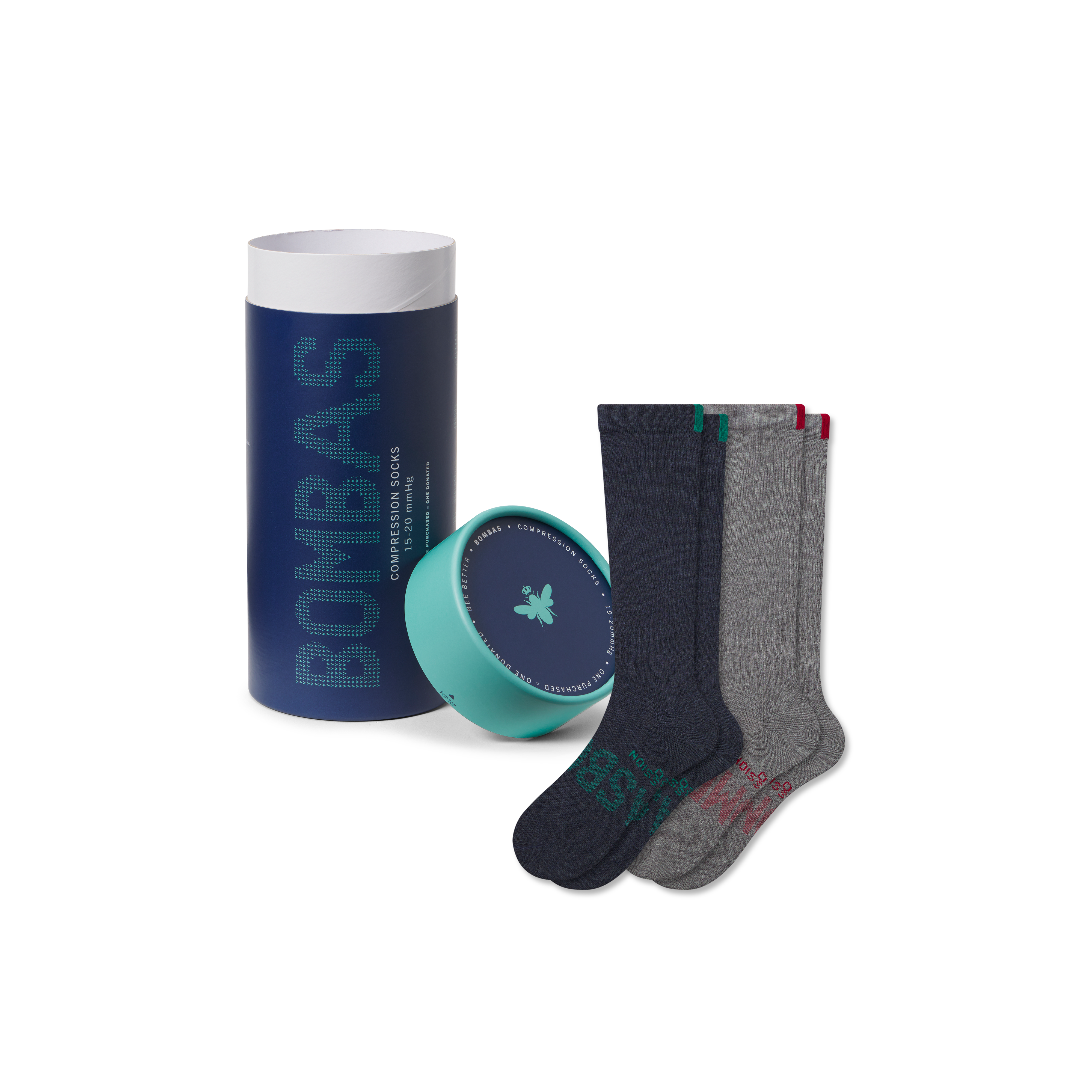 Bombas Everyday Compression Sock 2-pack Gift Box In Multi