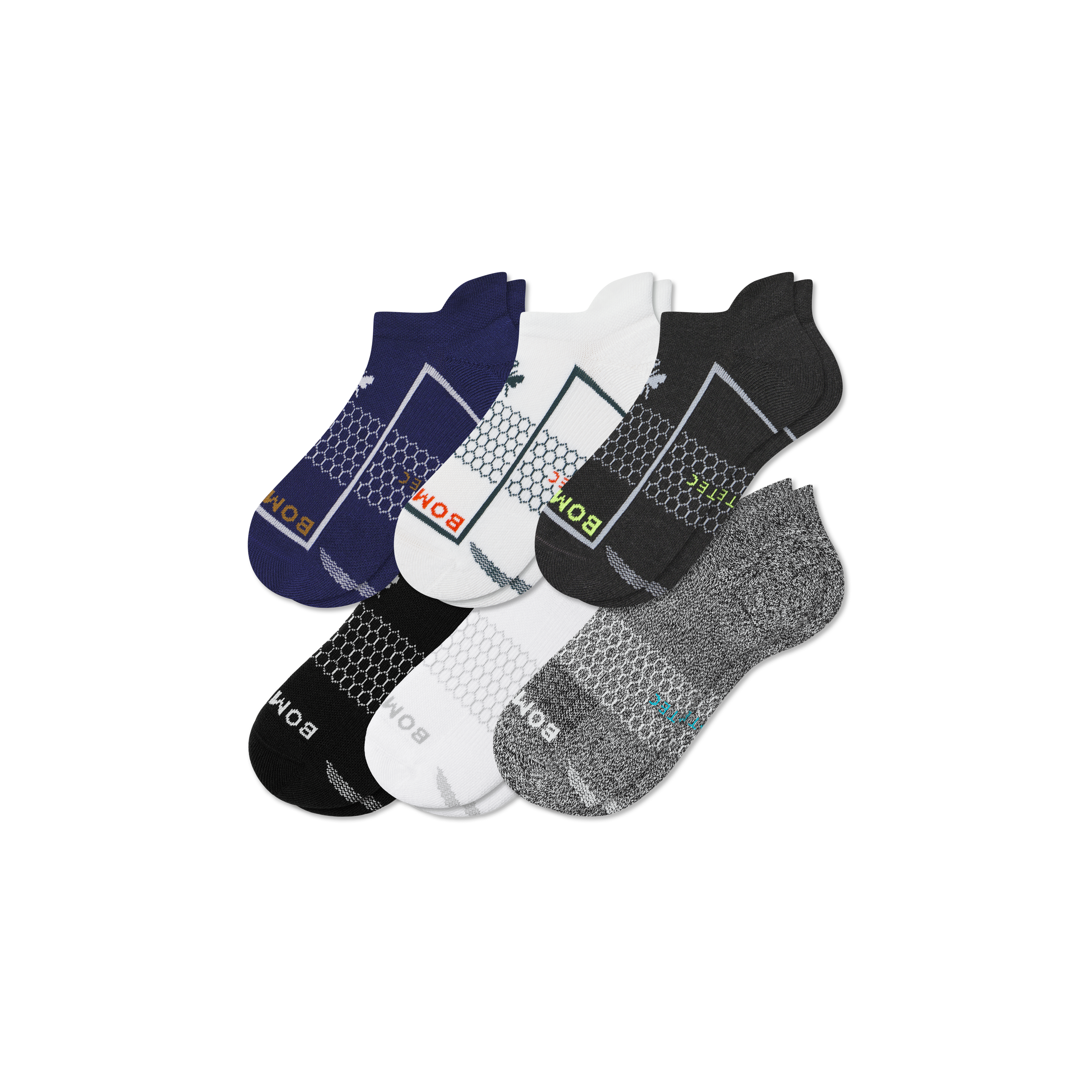 Bombas All-purpose Performance Ankle Sock 6-pack