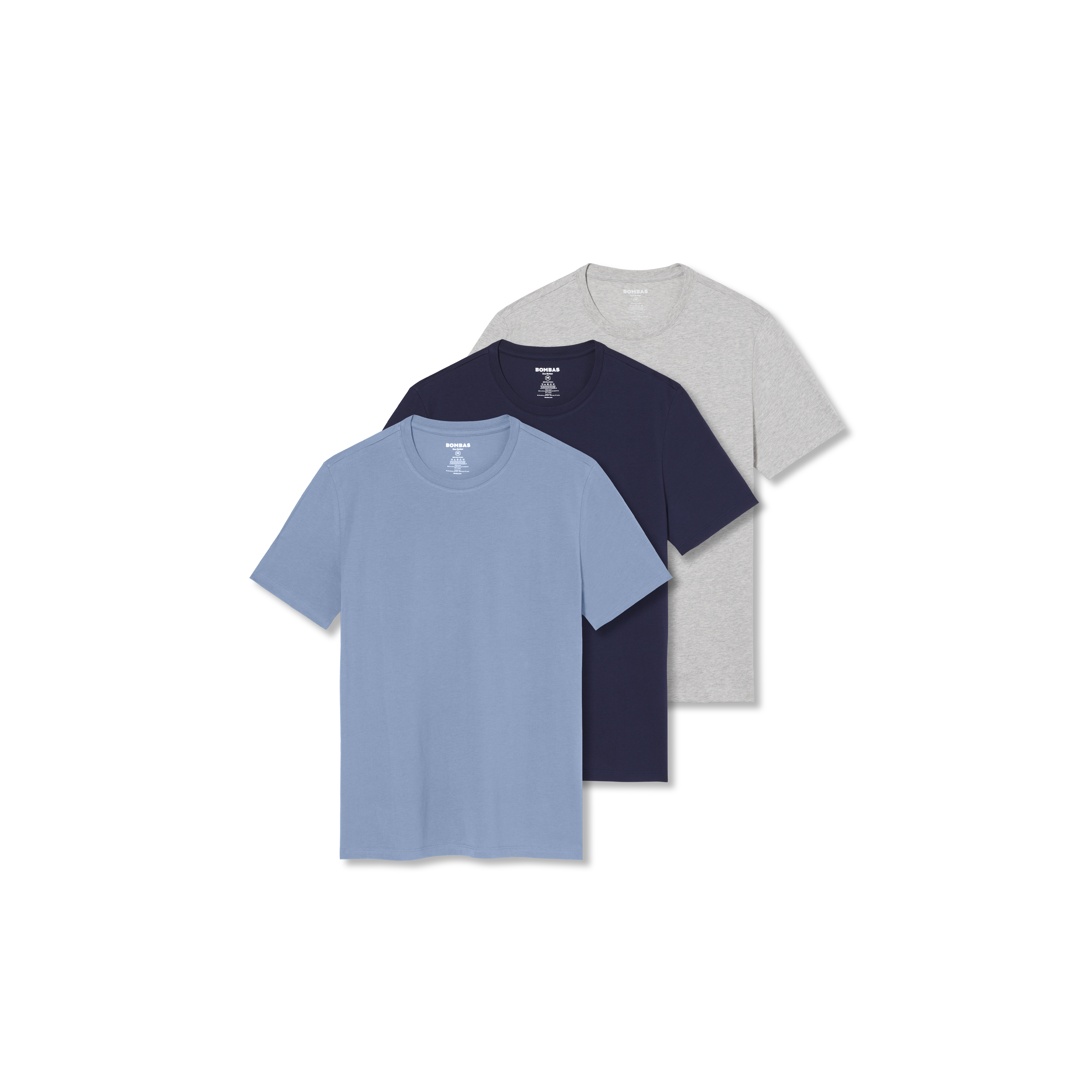 Men's Pima Cotton Crew Neck T-Shirt 3-Pack 