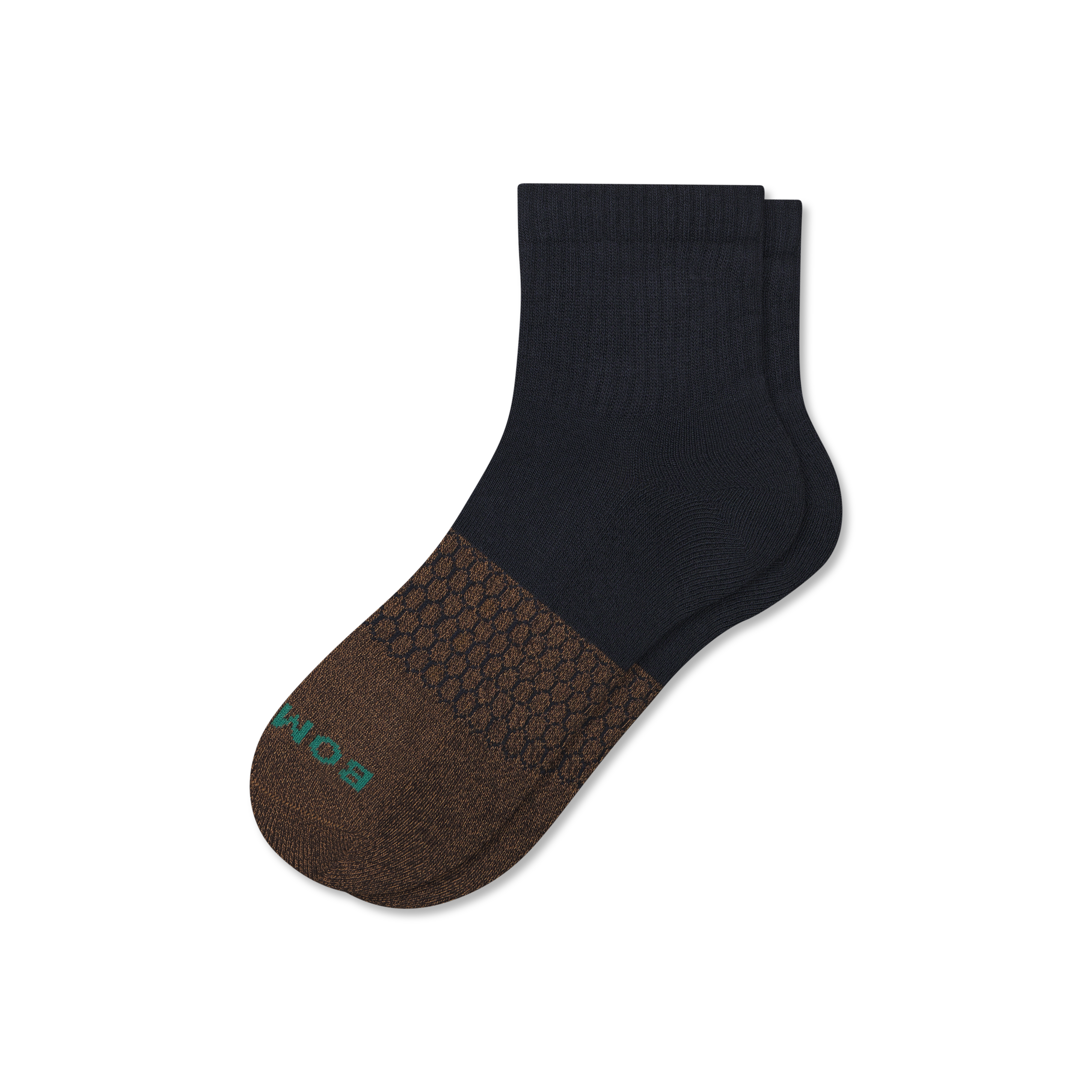 Bombas Quarter Socks In Black