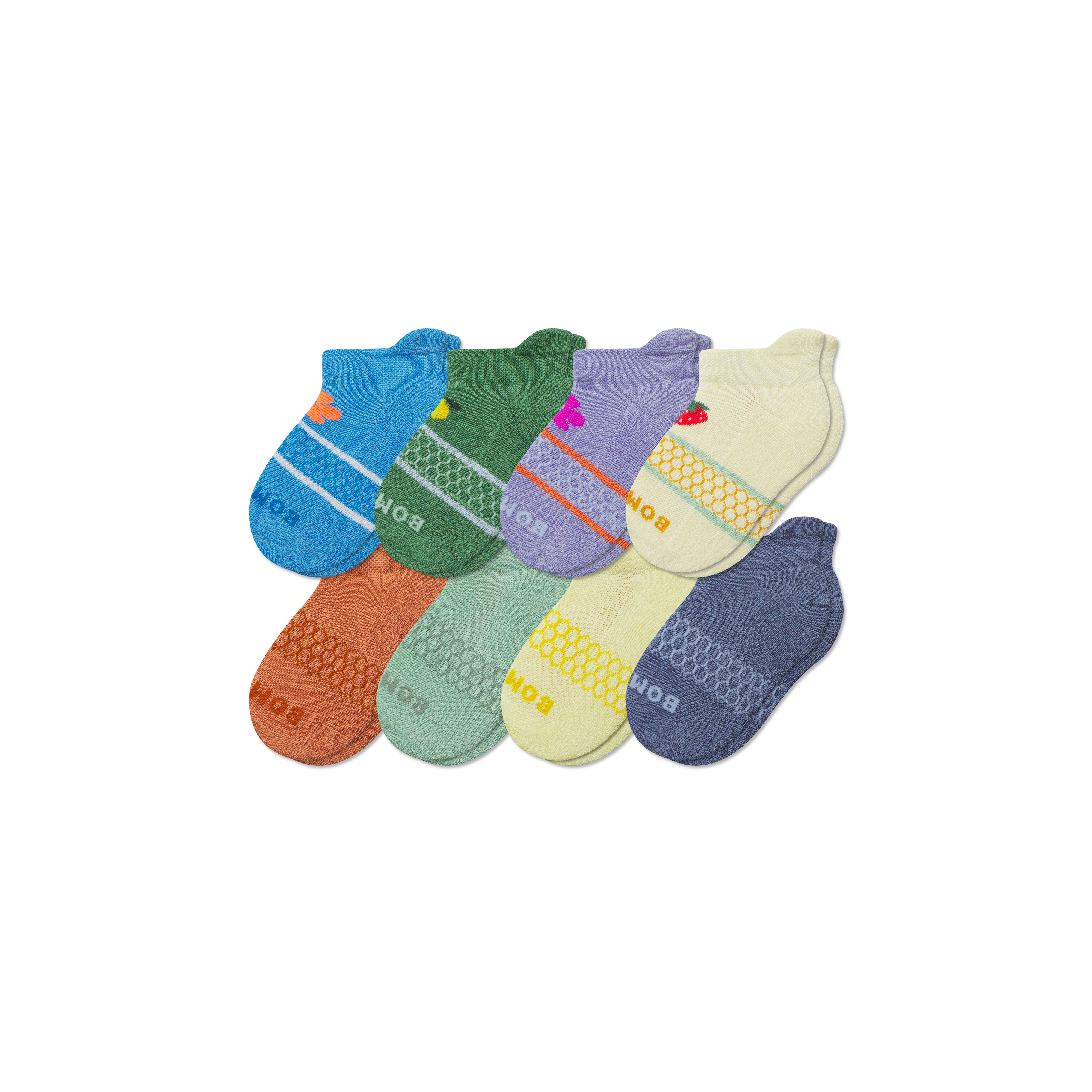 bombas Junior Ankle Sock 8-Pack