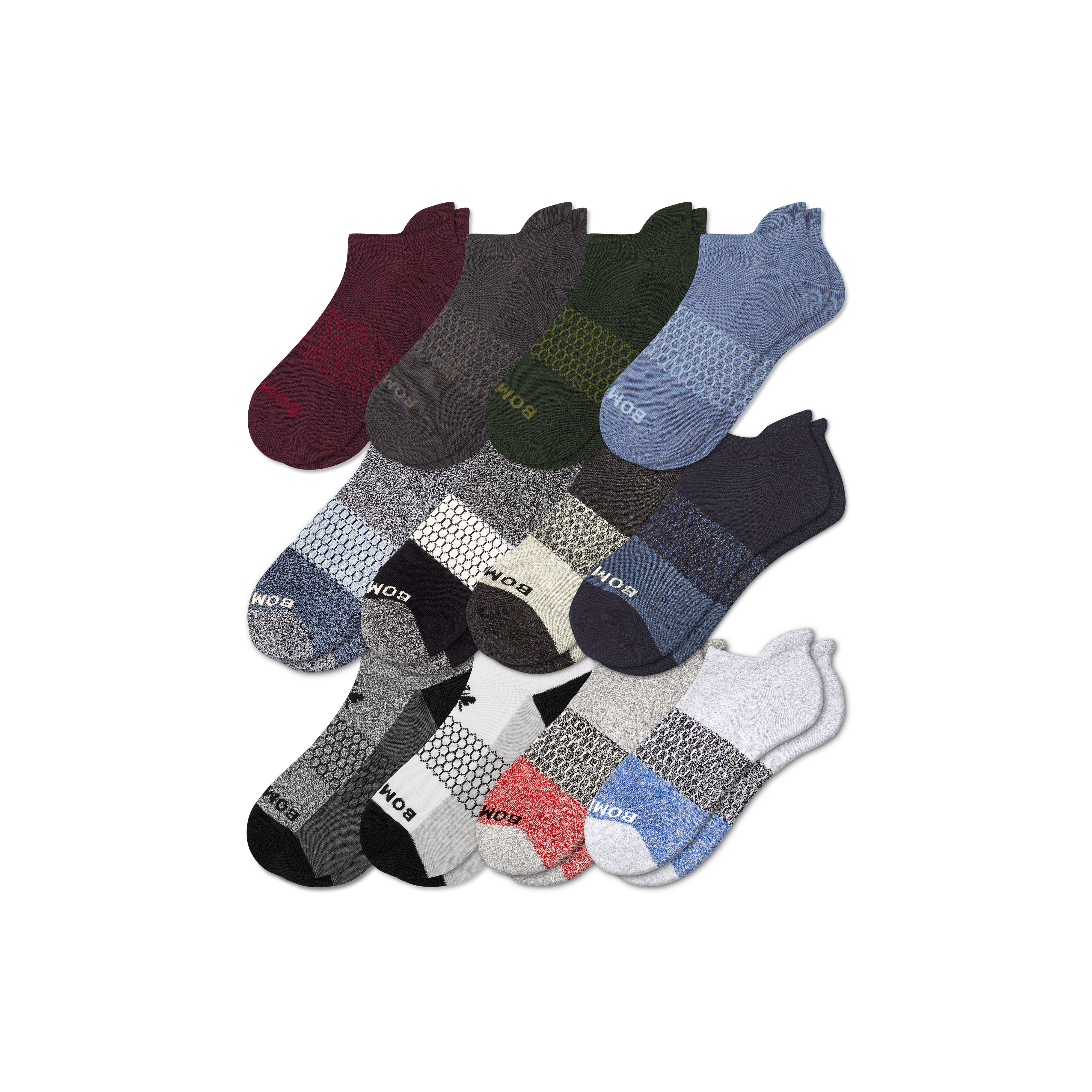 Bombas Ankle Sock 12-pack