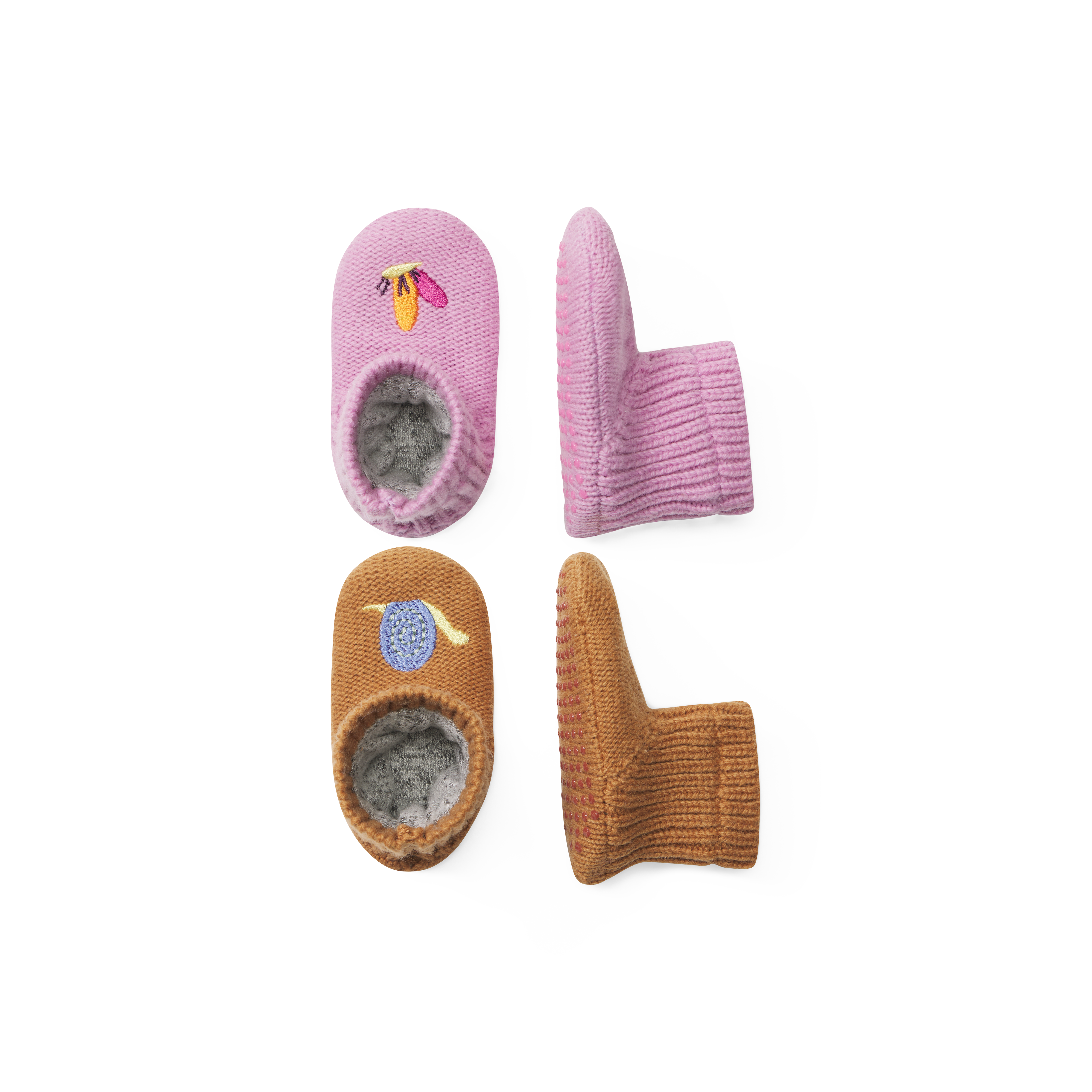 Bombas Baby Gripper Slipper 2-pack In Desert & Wildflower