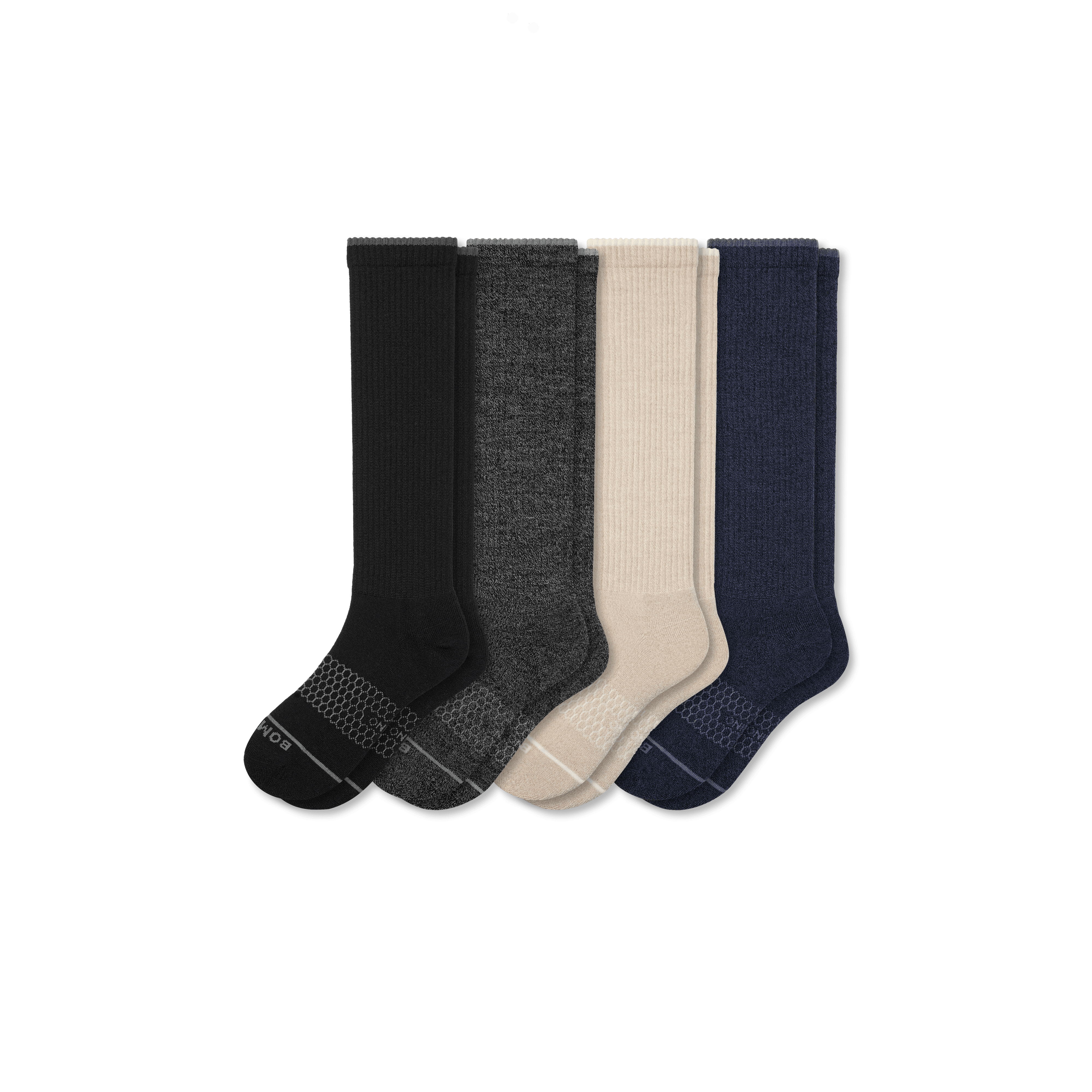 Bombas Merino Wool Blend Knee-high Sock 4-pack In Dark Mix