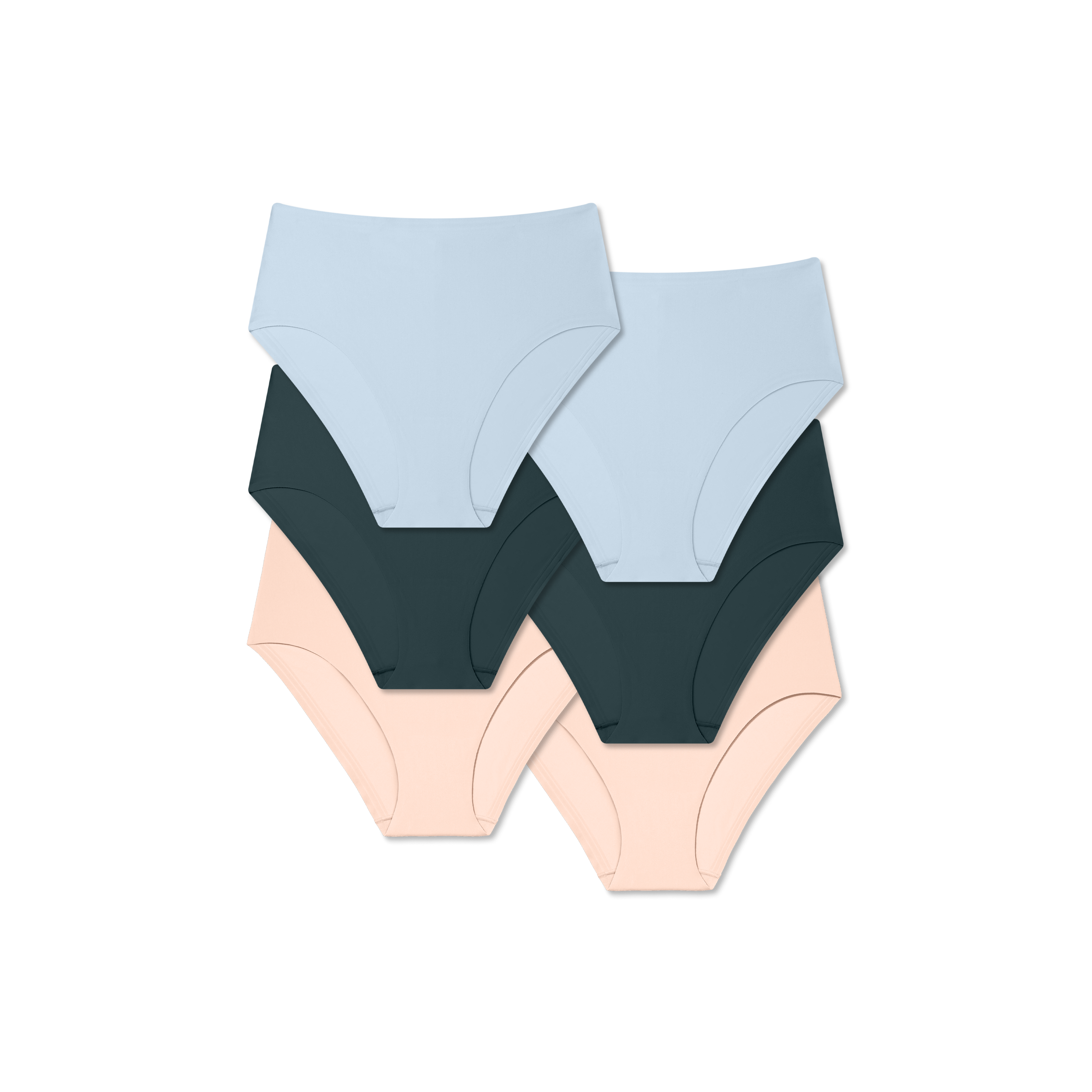 Women's No Show Hipster 6-Pack