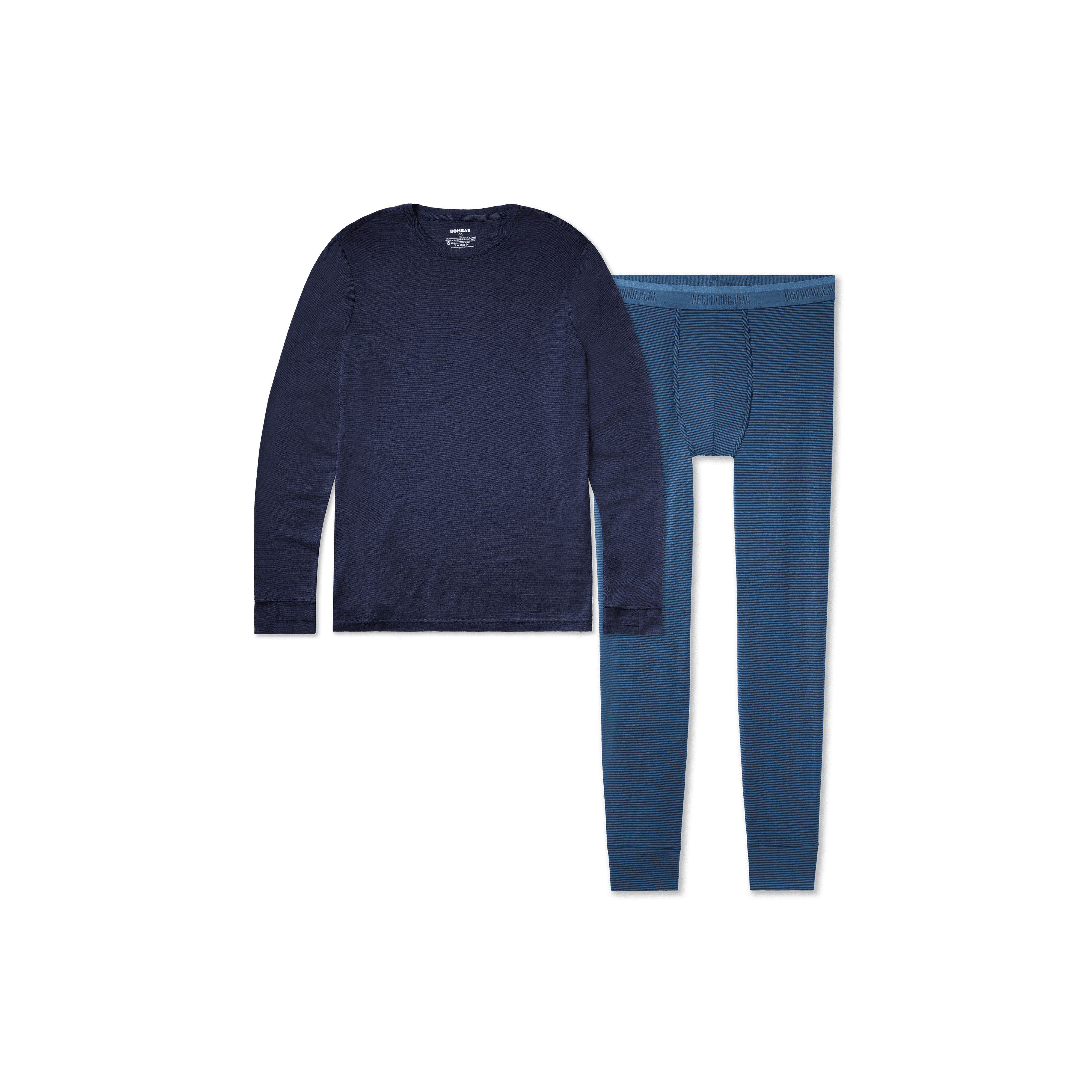 Men's Merino Long Sleeve T-Shirt & Cotton Modal Long Underwear 2