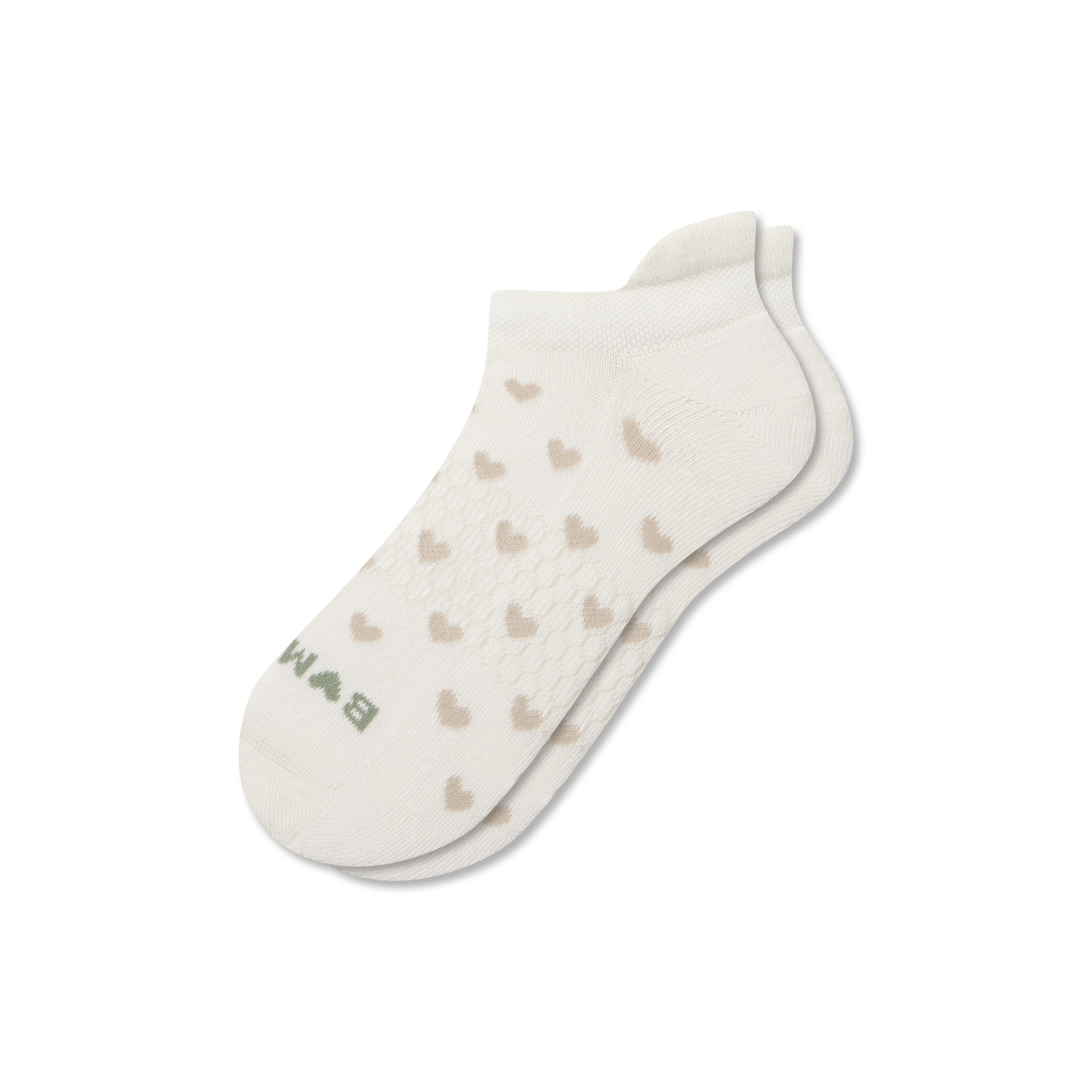 Bombas Valentine's Day Ankle Sock In White